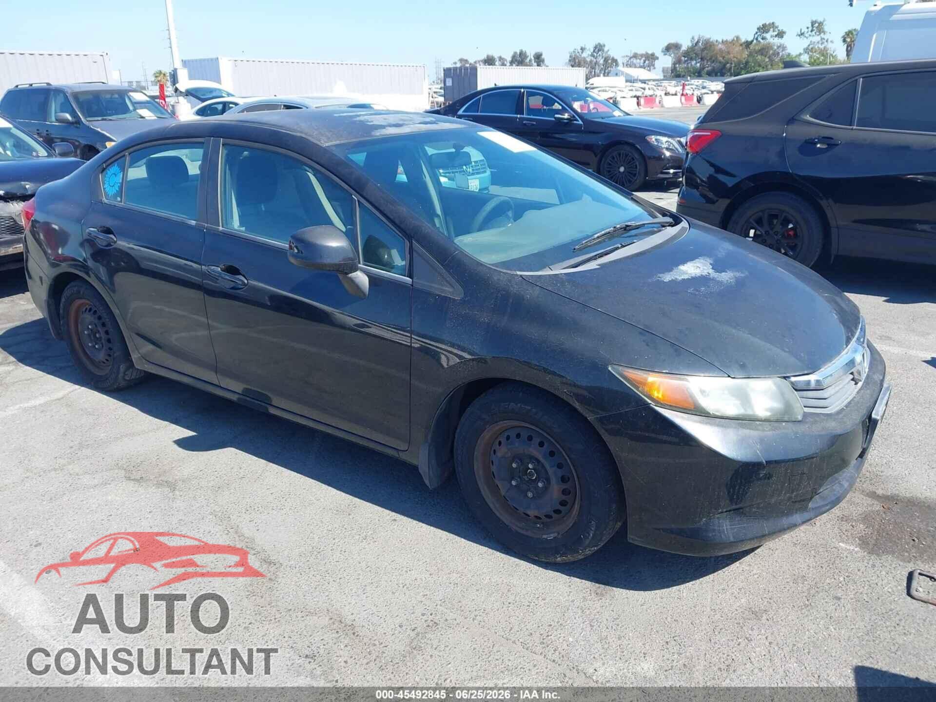 HONDA CIVIC 2012 - 19XFB2F5XCE379166