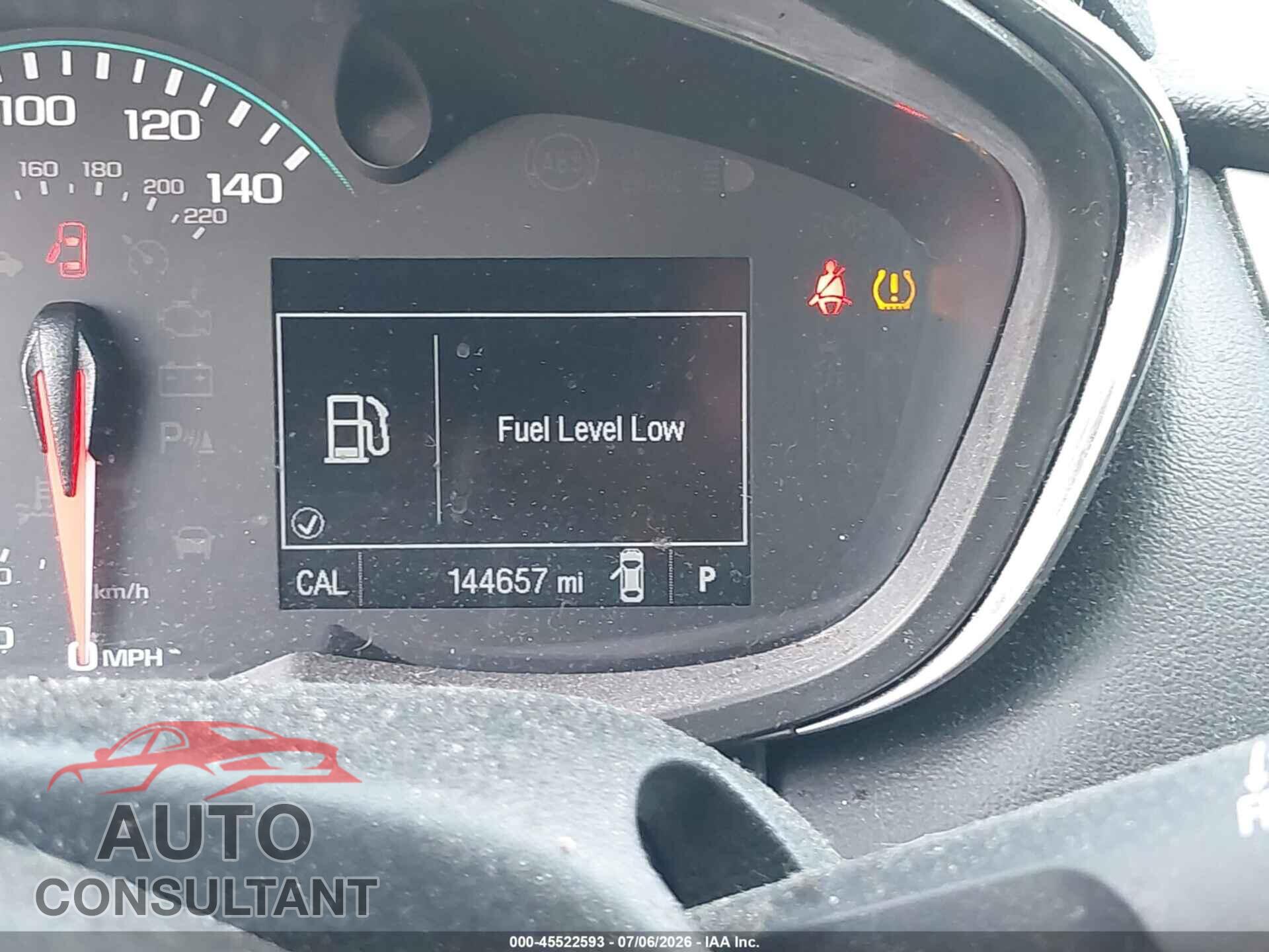 CHEVROLET TRAX 2017 - 3GNCJKSB3HL227452