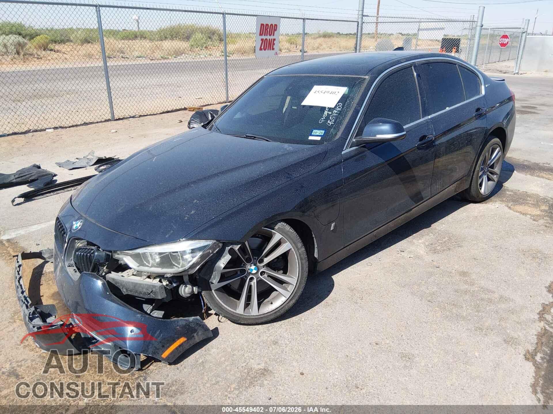 BMW 330E 2017 - WBA8E1C34HA158585