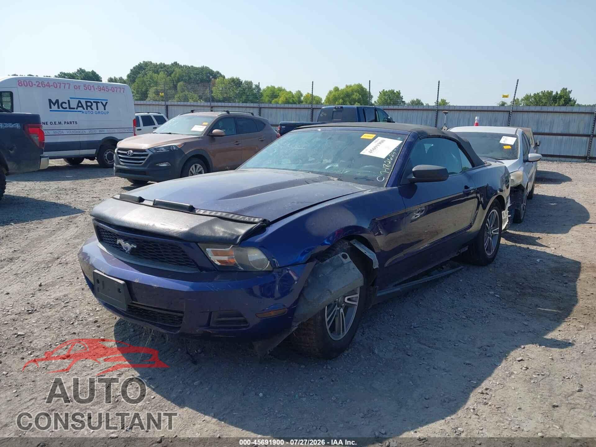FORD MUSTANG 2012 - 1ZVBP8EM5C5279612