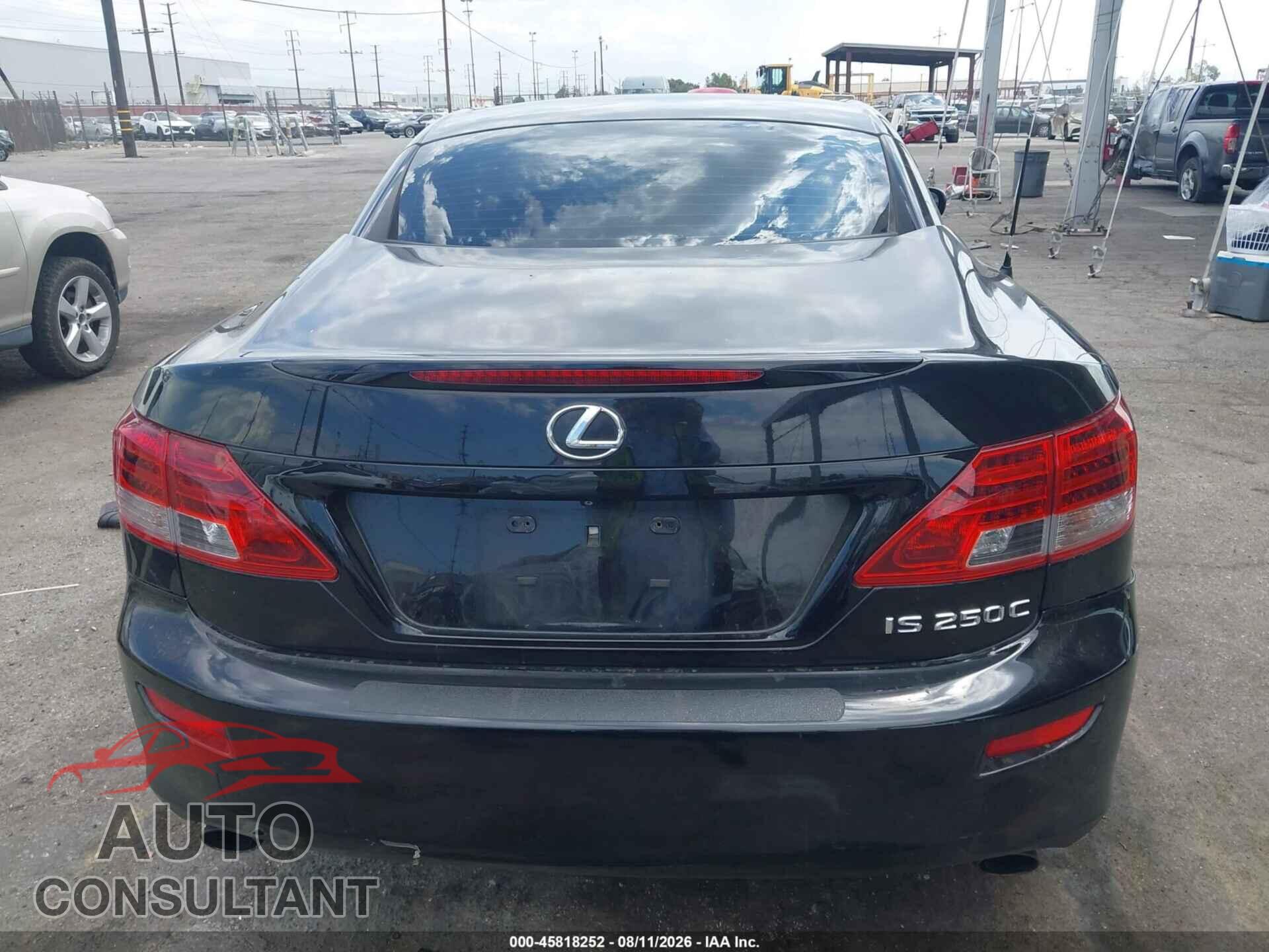 LEXUS IS 250C 2013 - JTHFF2C28D2527570