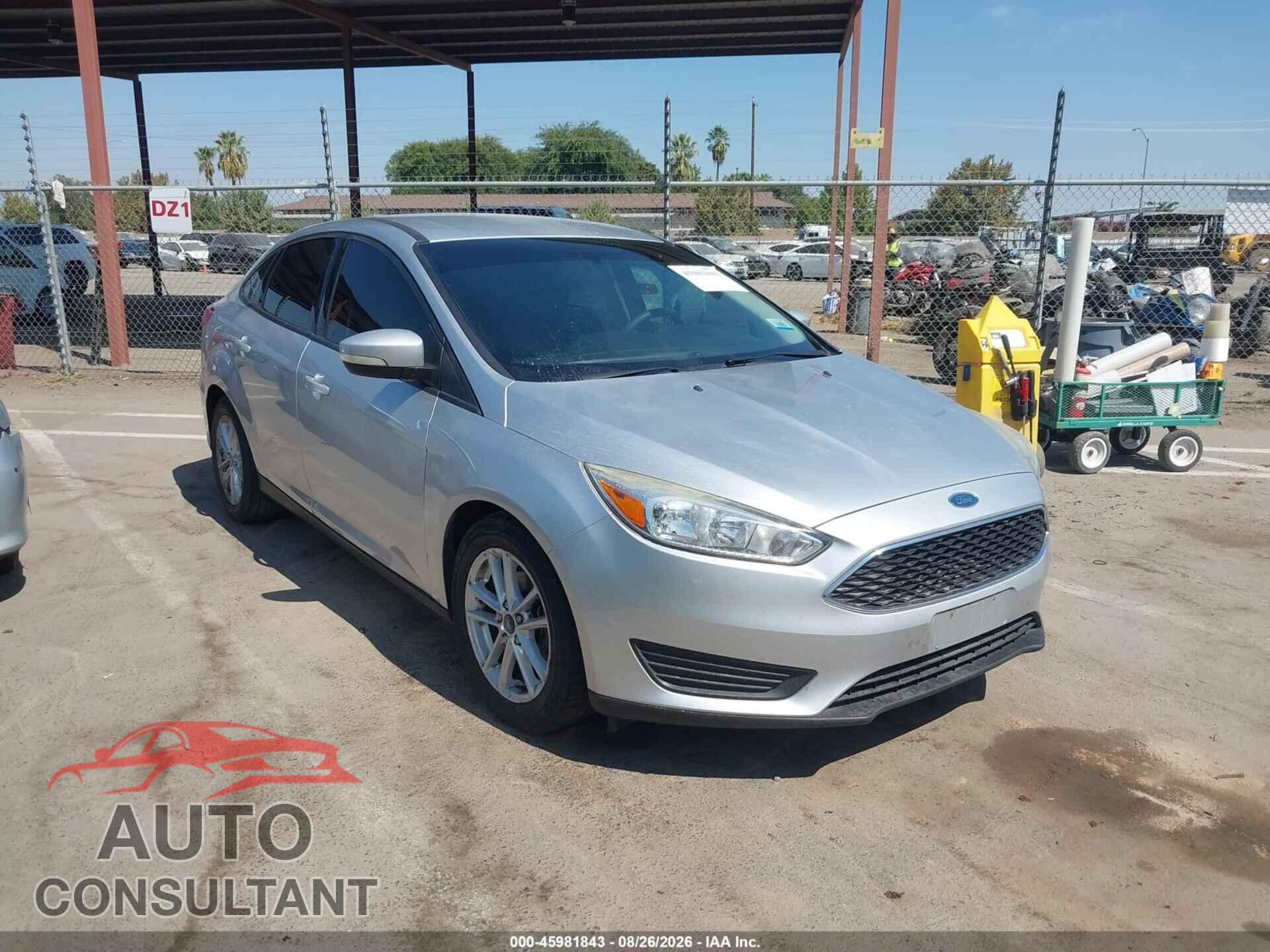 FORD FOCUS 2017 - 1FADP3F24HL296406