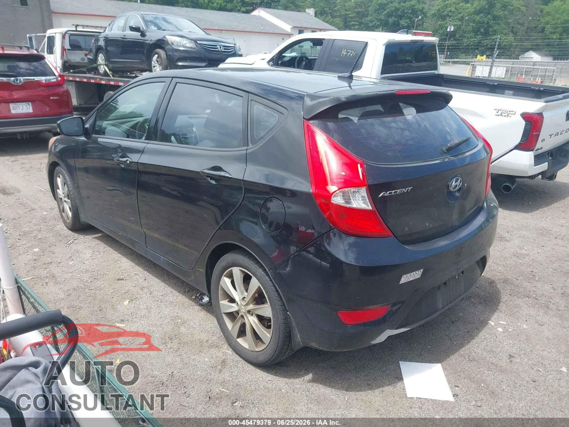 HYUNDAI ACCENT 2013 - KMHCU5AE4DU090692