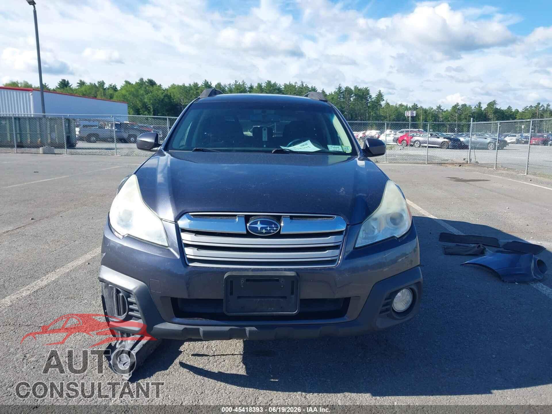SUBARU OUTBACK 2013 - 4S4BRBCC0D3304560
