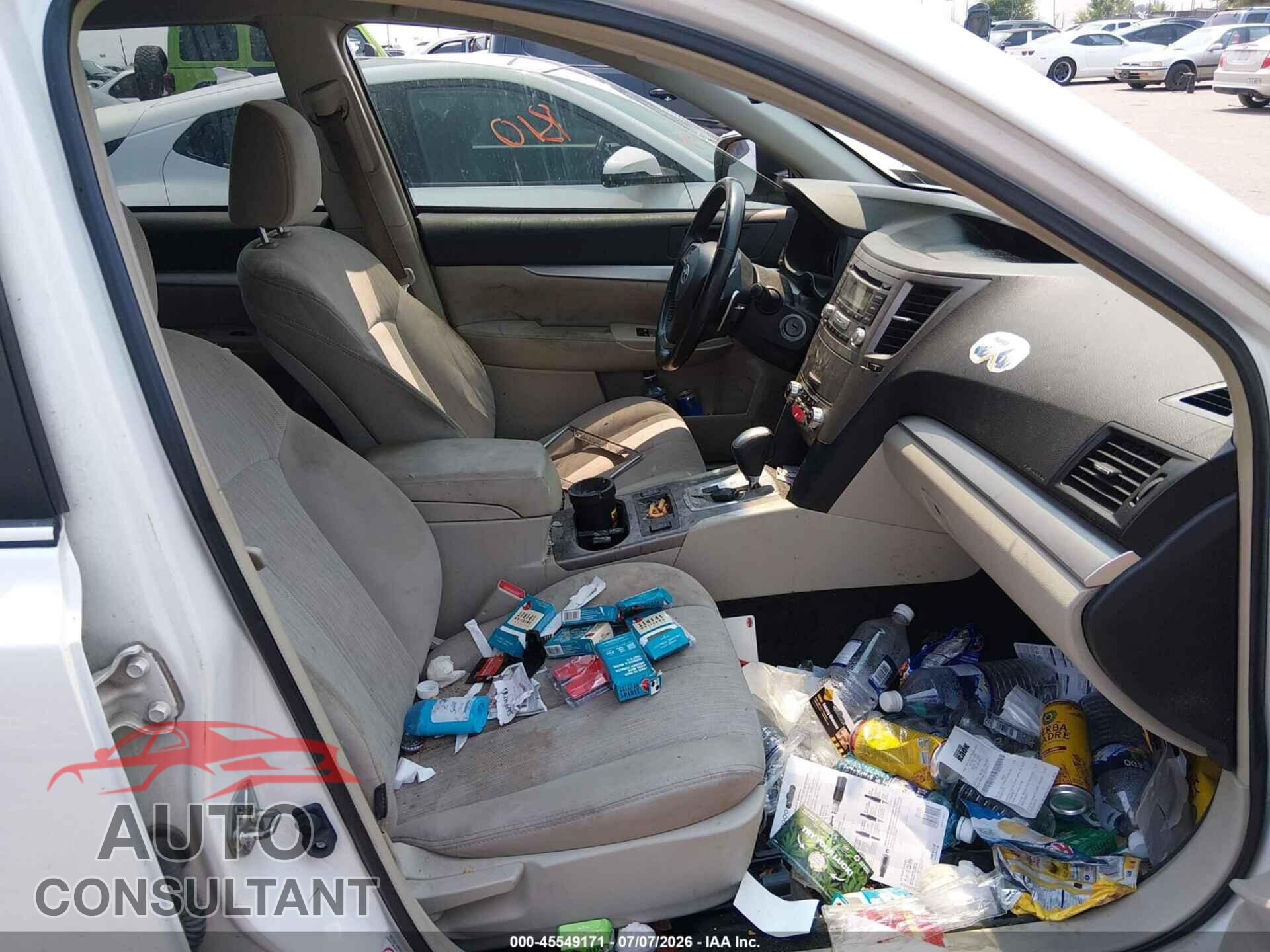 SUBARU OUTBACK 2013 - 4S4BRBCC2D3271397