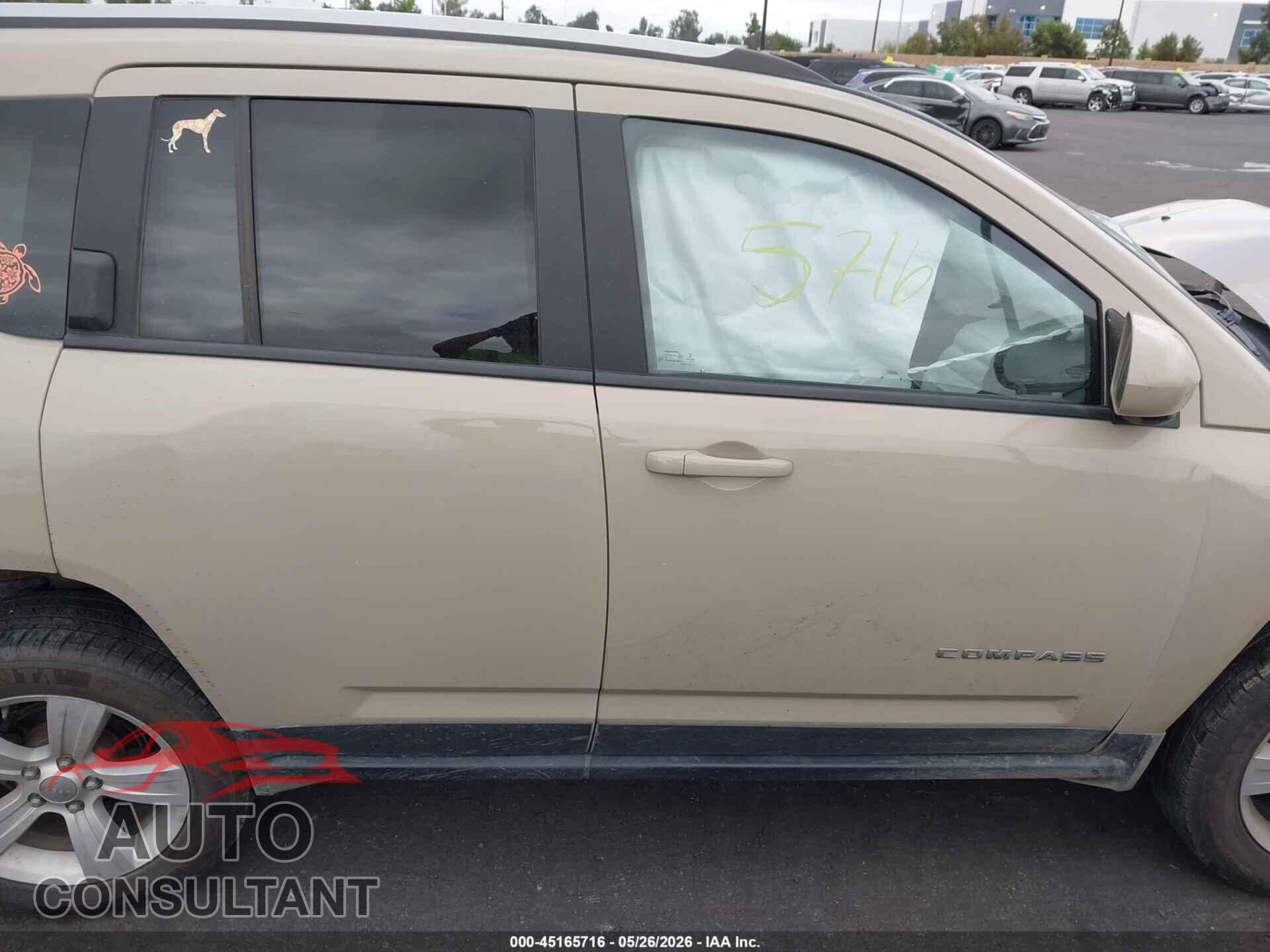 JEEP COMPASS 2017 - 1C4NJDEB5HD208965