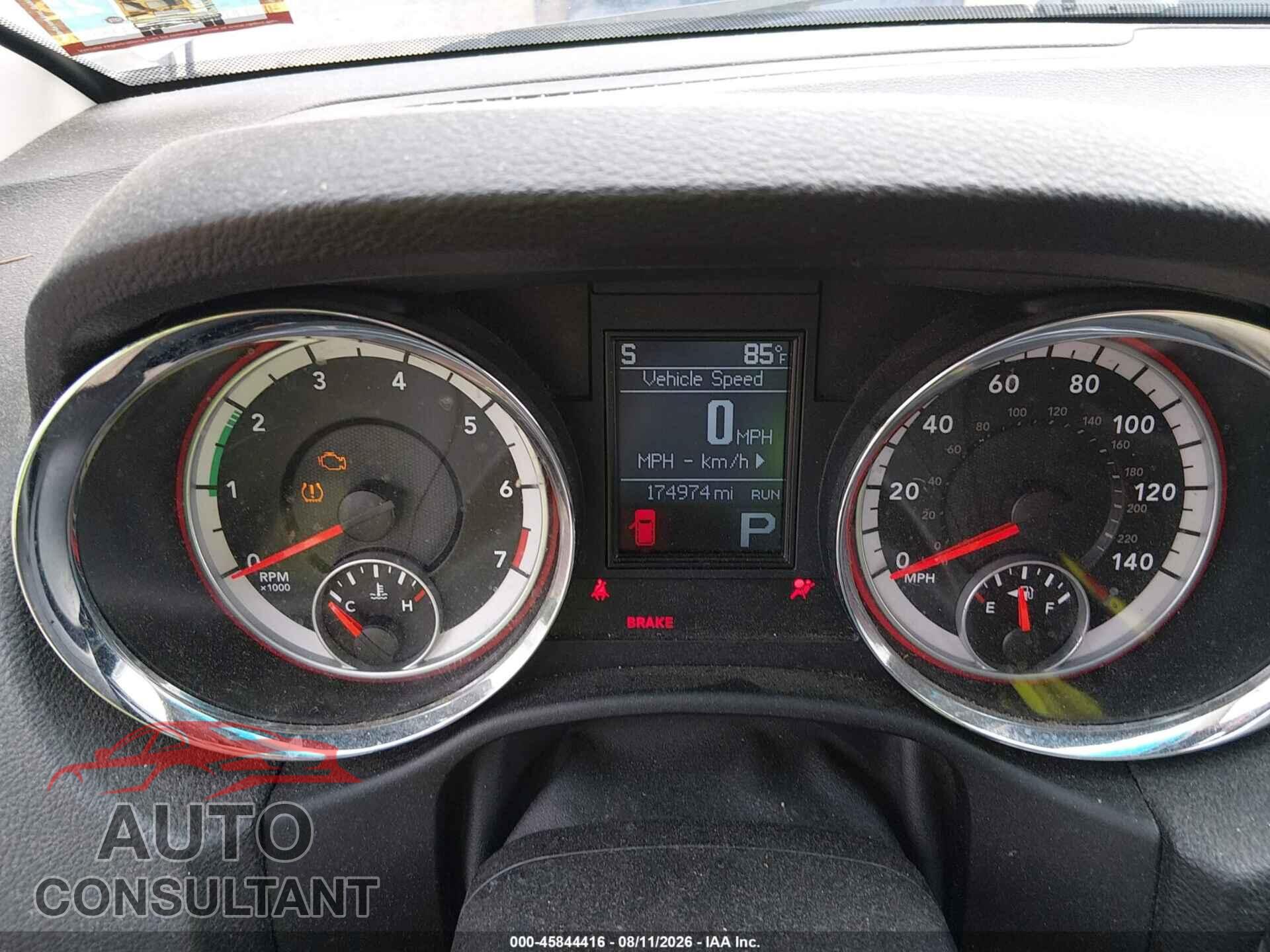 DODGE DURANGO 2012 - 1C4RDJAG5CC100790
