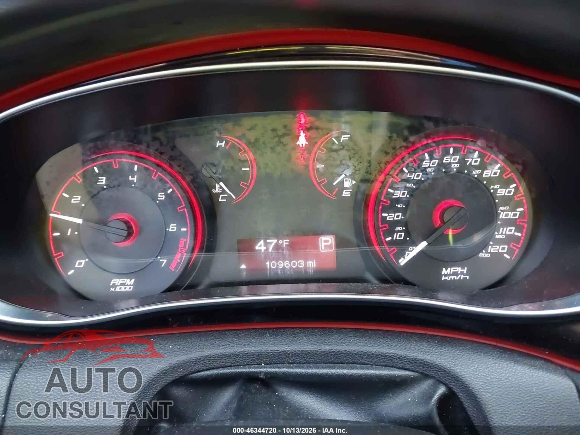 DODGE DART 2015 - 1C3CDFBB5FD345016