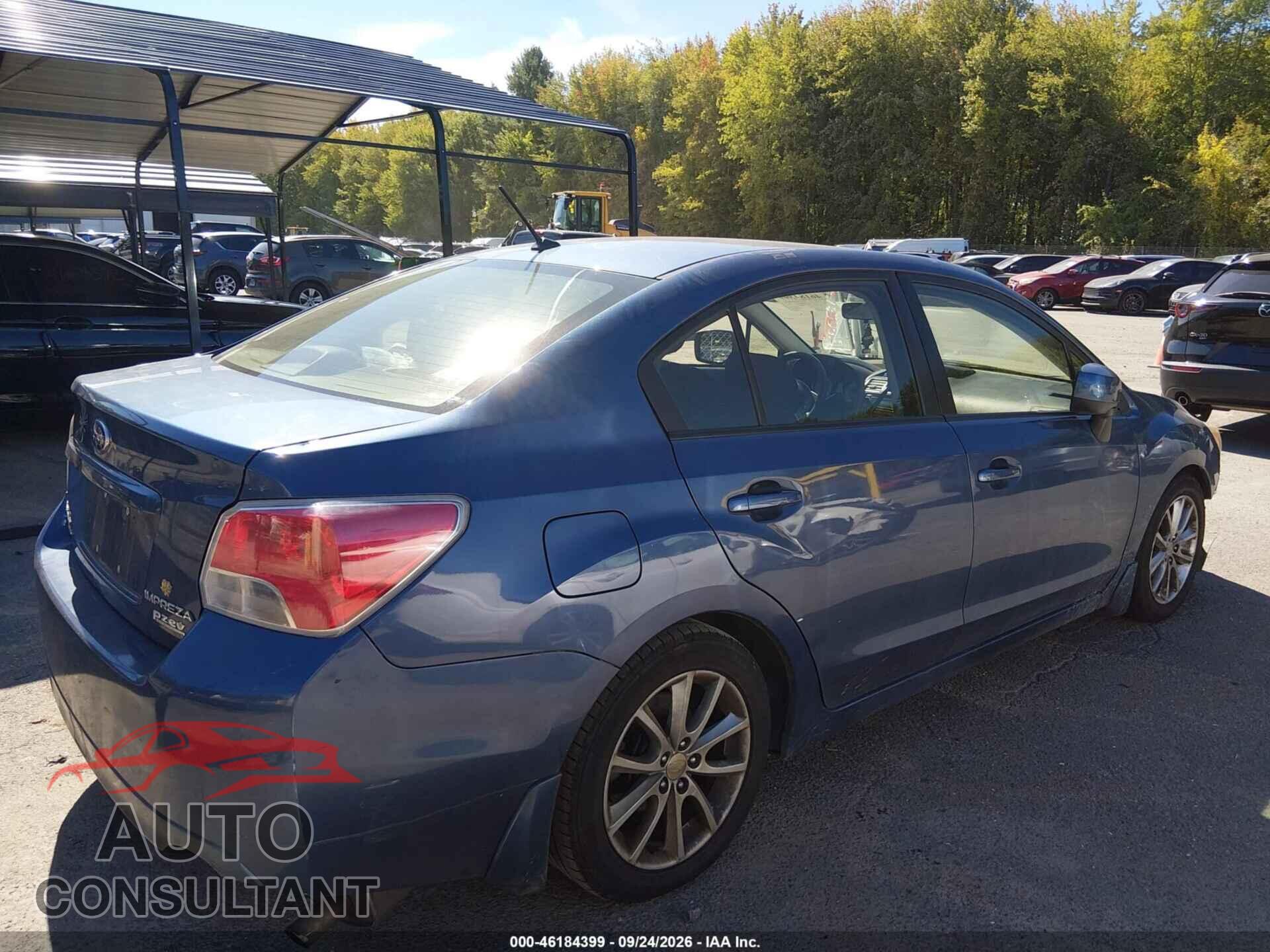 SUBARU IMPREZA 2013 - JF1GJAC64DH007743