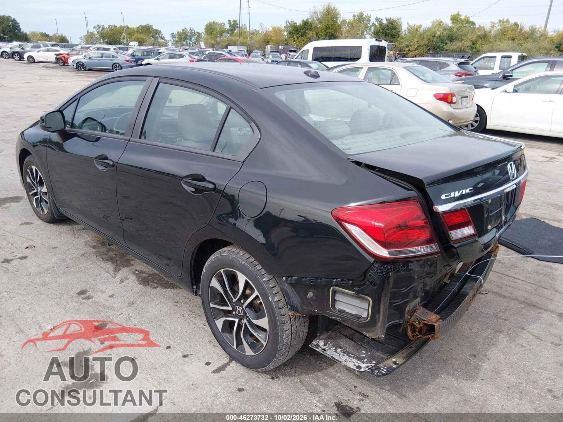 HONDA CIVIC 2013 - 19XFB2F94DE092667