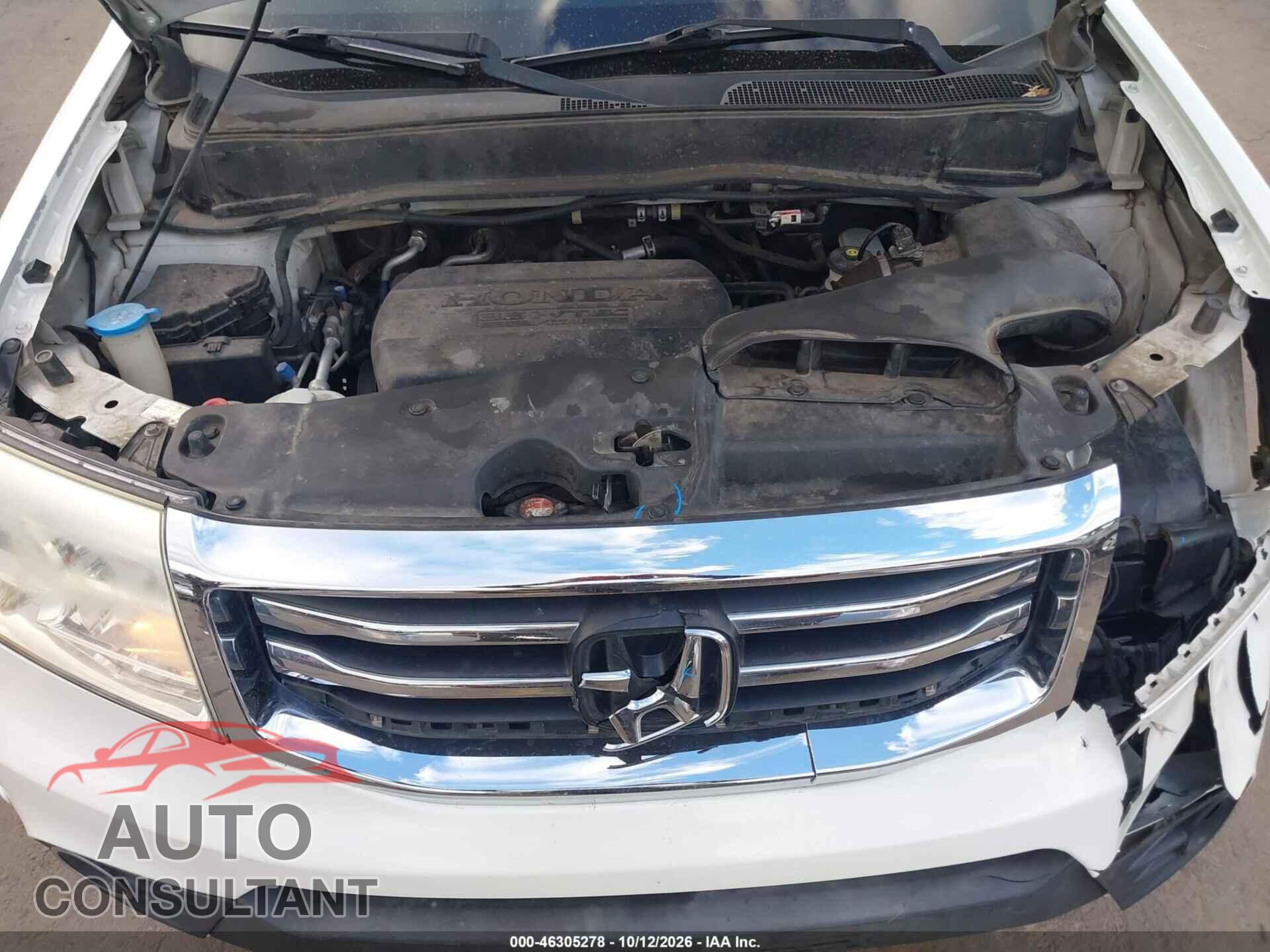 HONDA PILOT 2013 - 5FNYF3H93DB021552