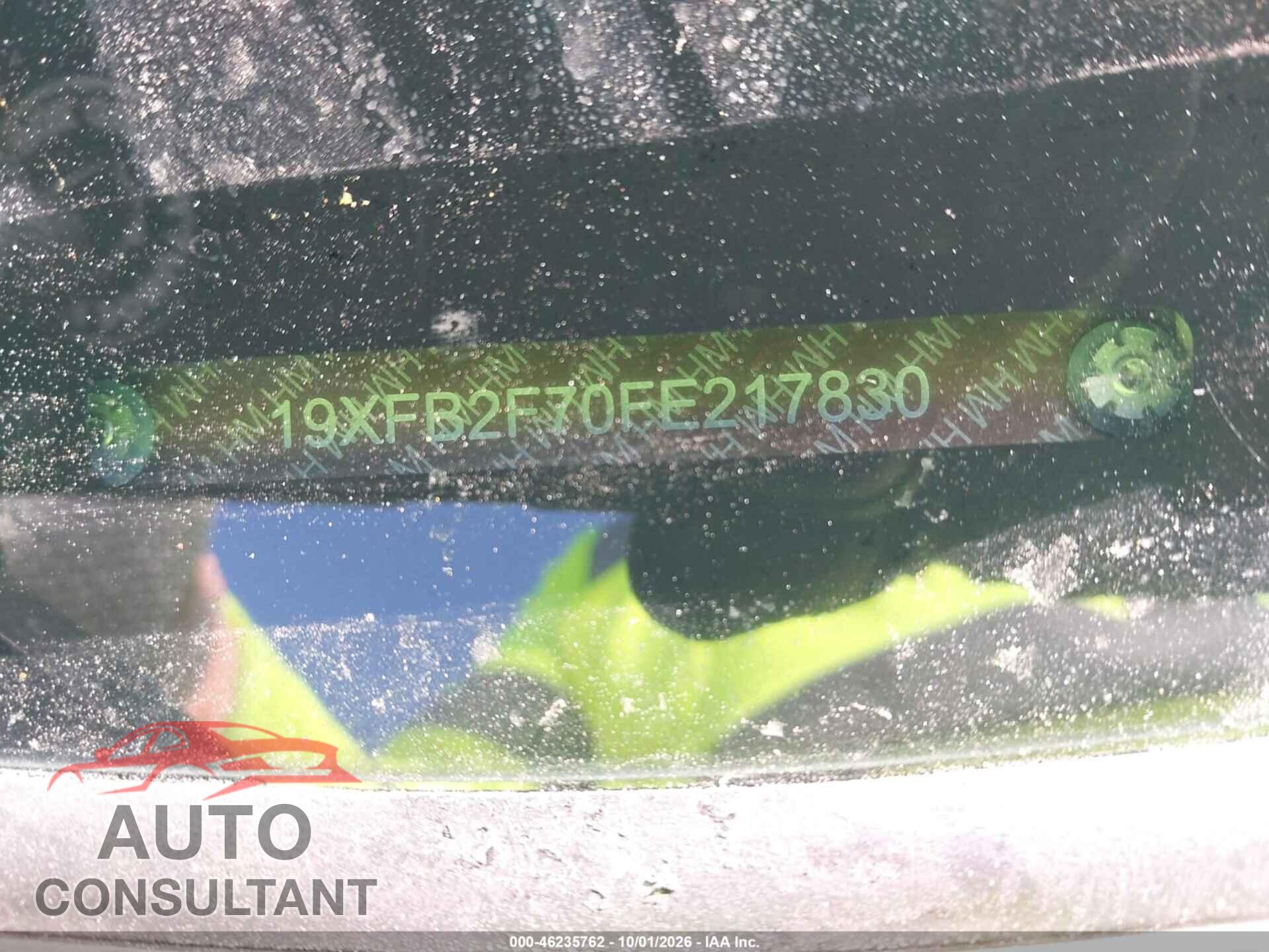 HONDA CIVIC 2015 - 19XFB2F70FE217830