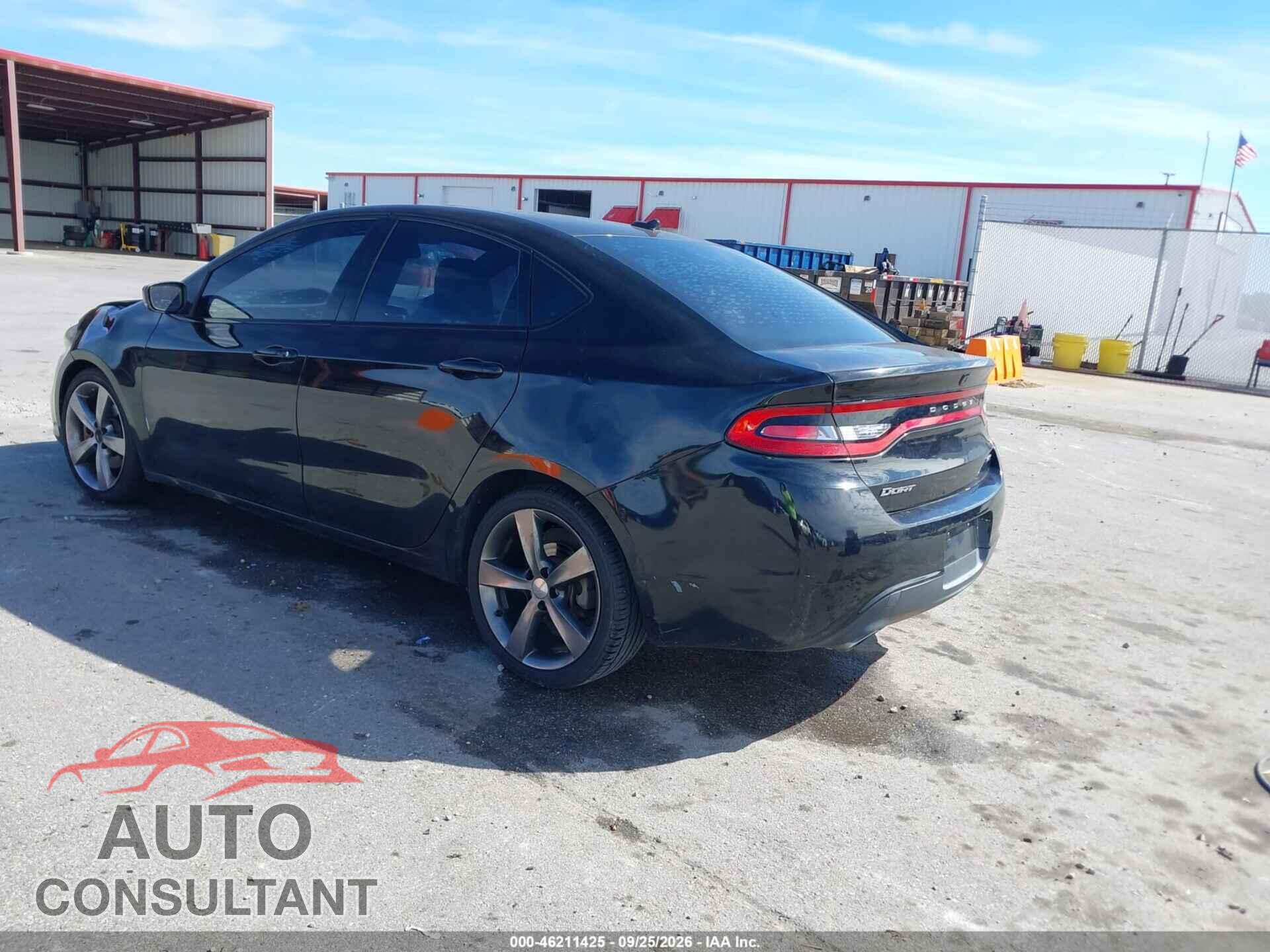 DODGE DART 2015 - 1C3CDFEB3FD369424