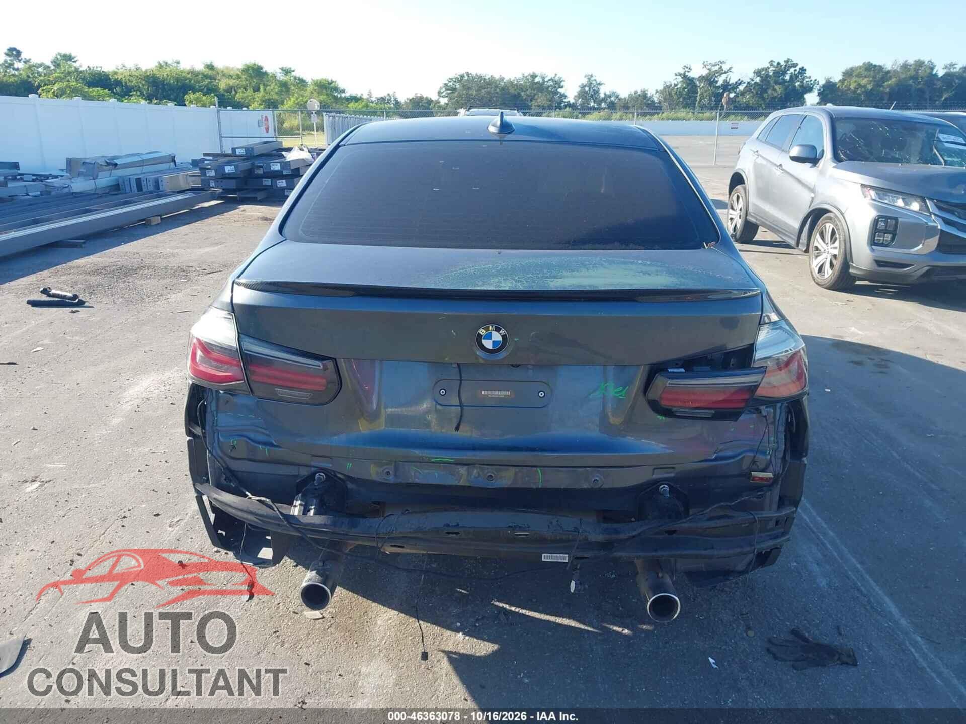 BMW 3 SERIES 2014 - WBA3A9C56EF478625