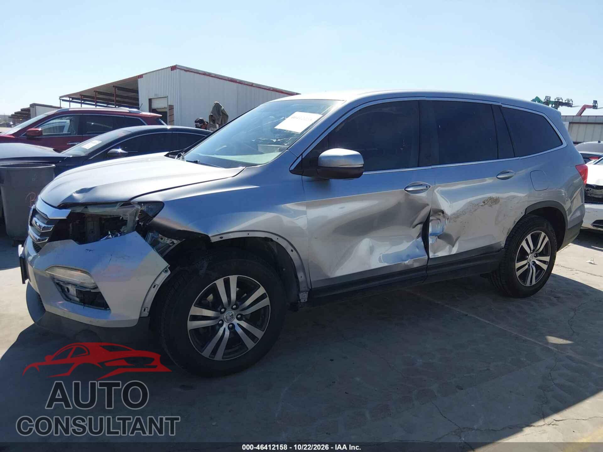 HONDA PILOT 2017 - 5FNYF5H30HB031095