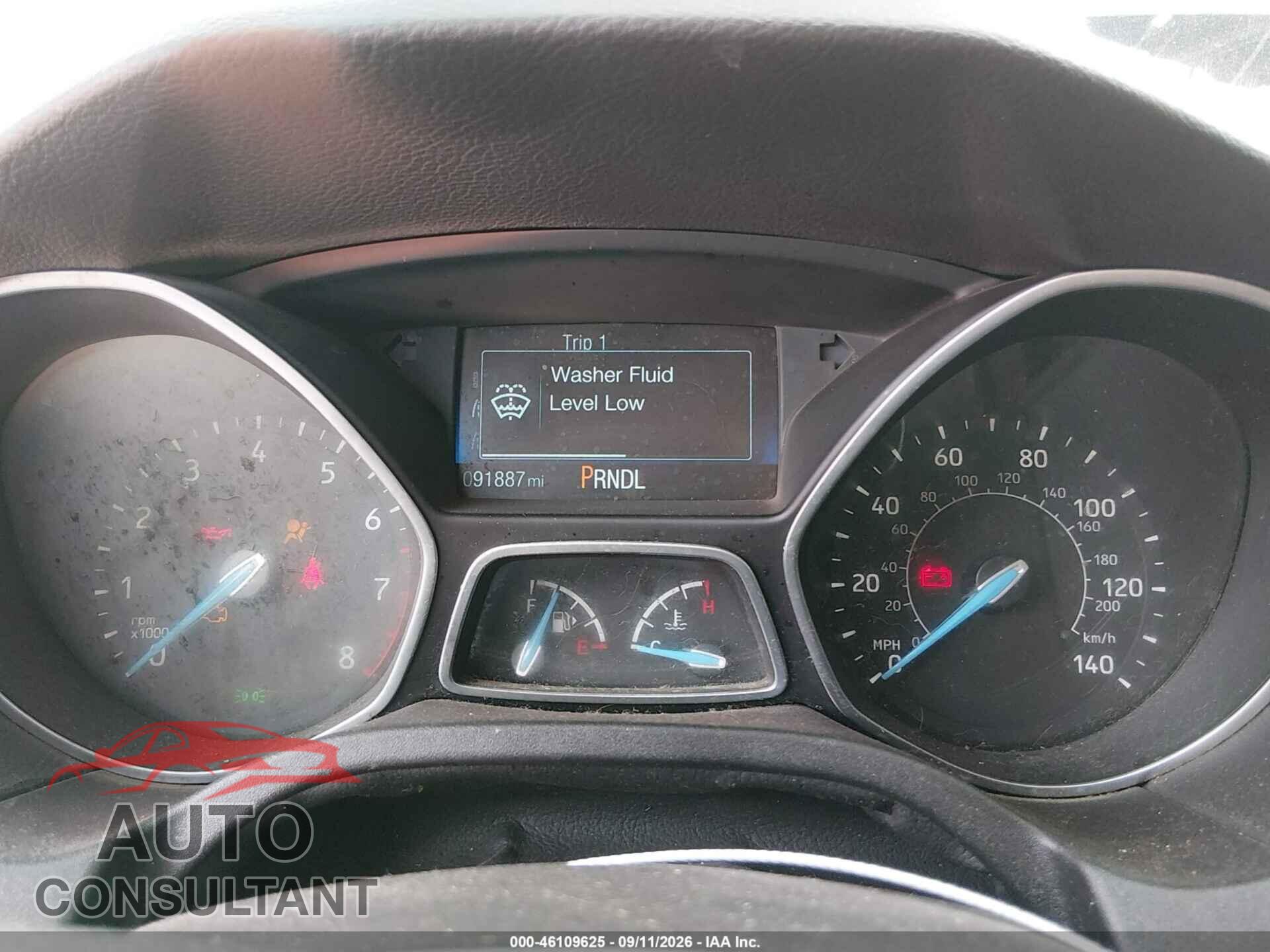FORD FOCUS 2016 - 1FADP3E29GL343493