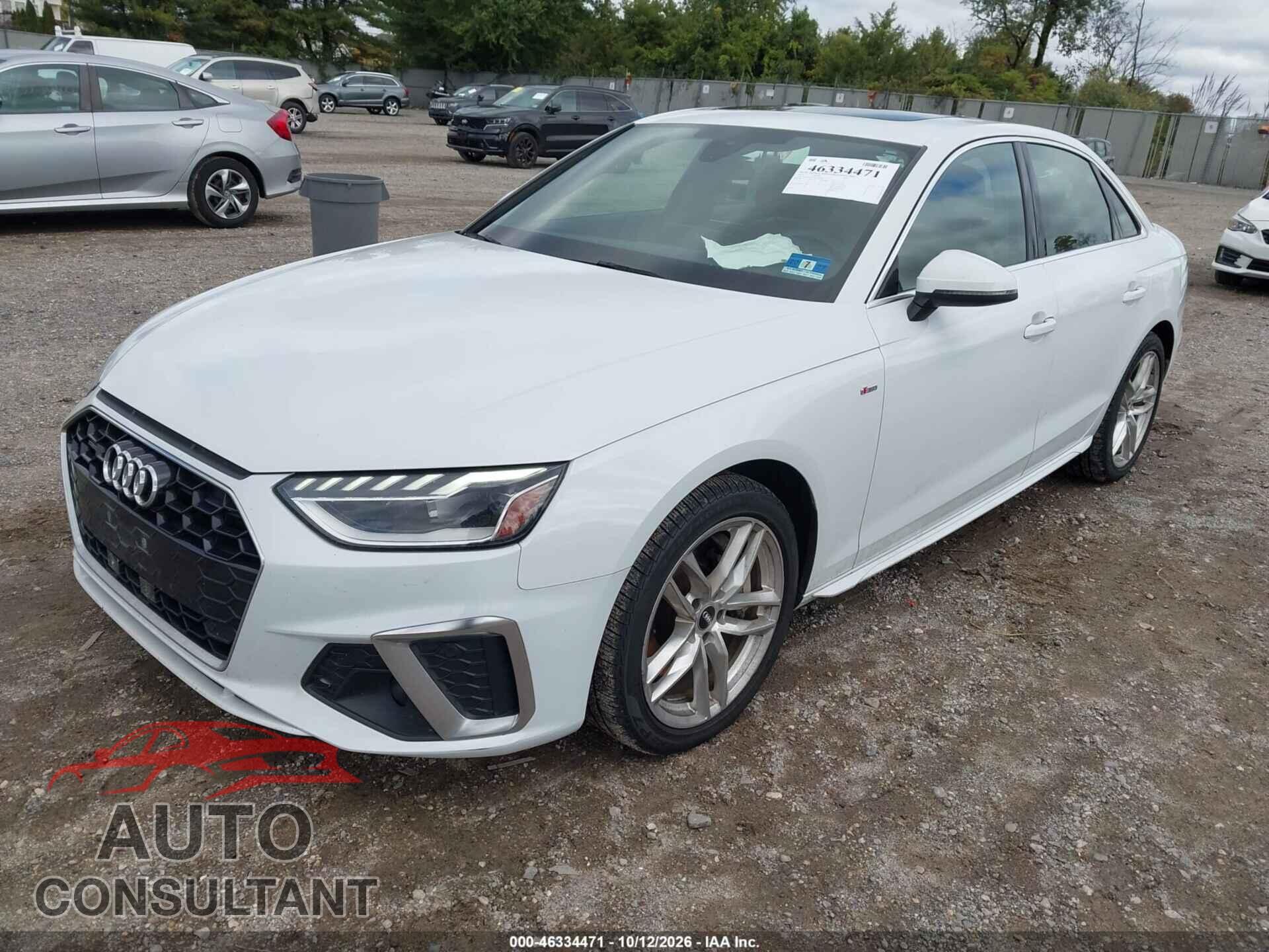 AUDI A4 2020 - WAUENAF44LN004886