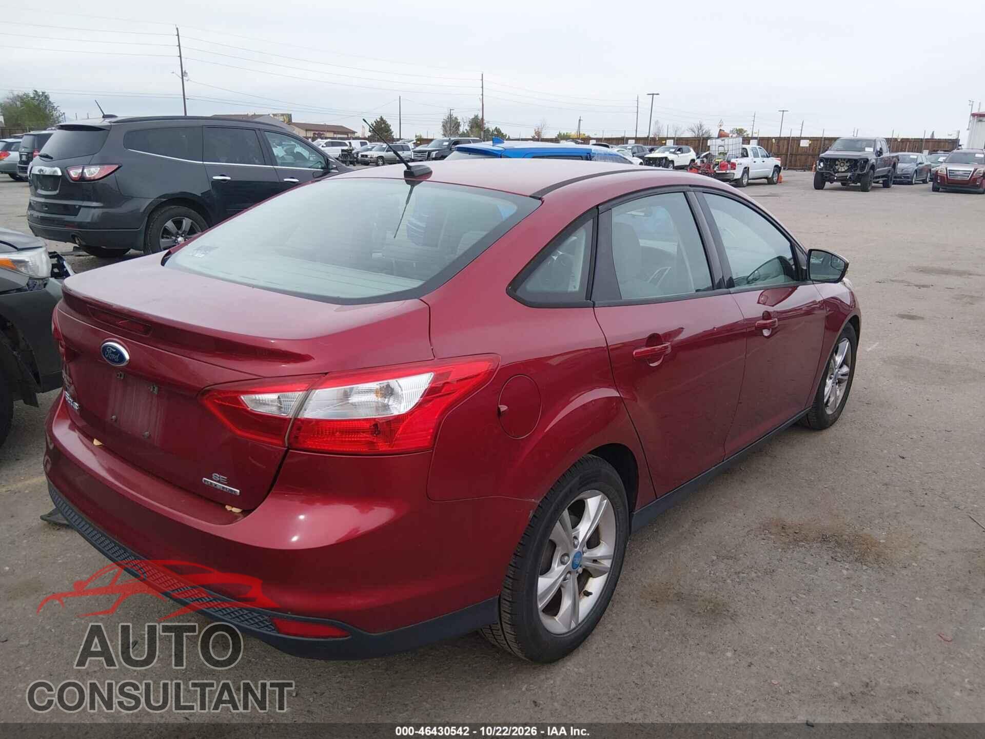 FORD FOCUS 2013 - 1FADP3F23DL199465