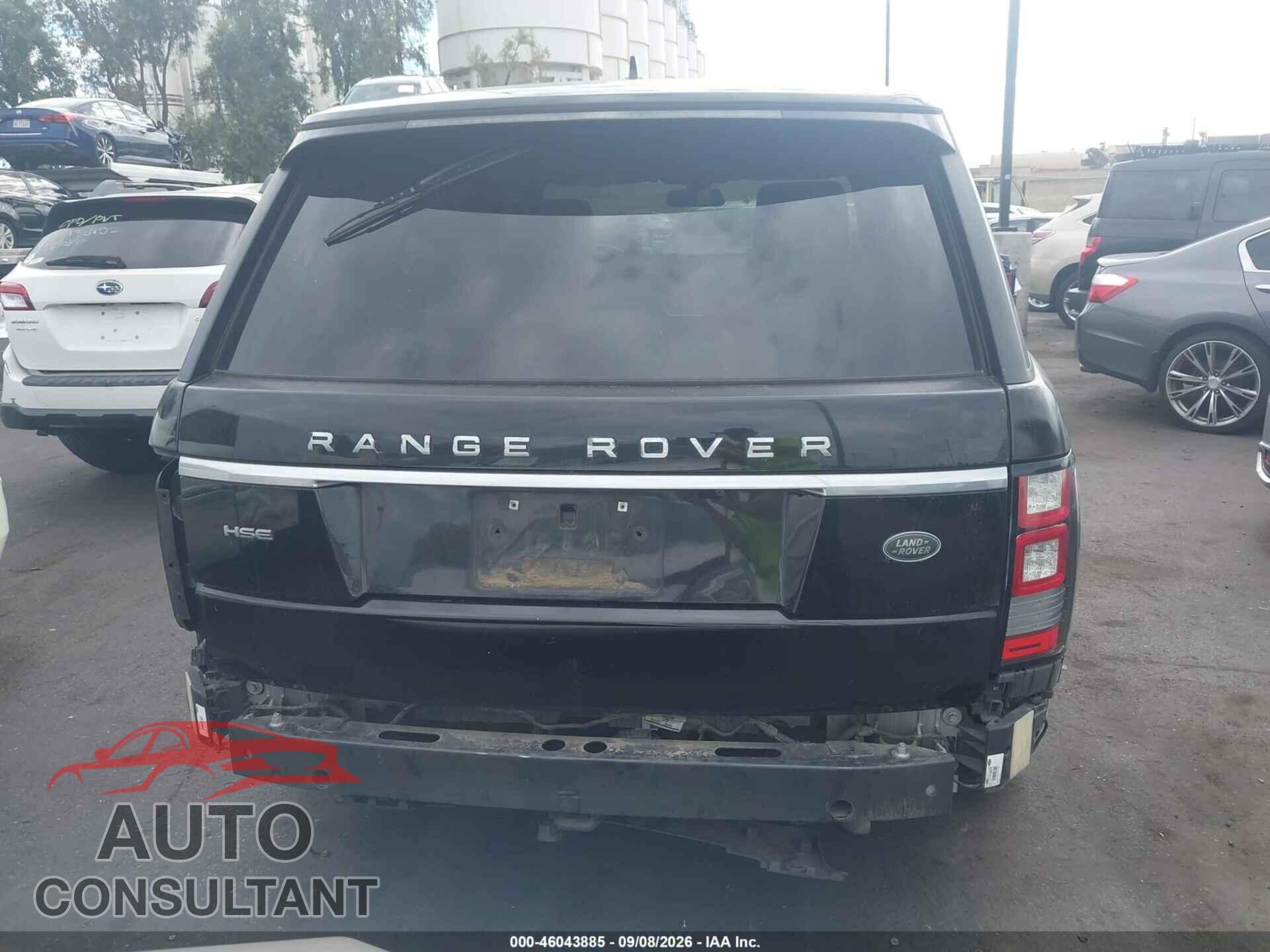 LAND ROVER RANGE ROVER 2015 - SALGS2VF9FA228608