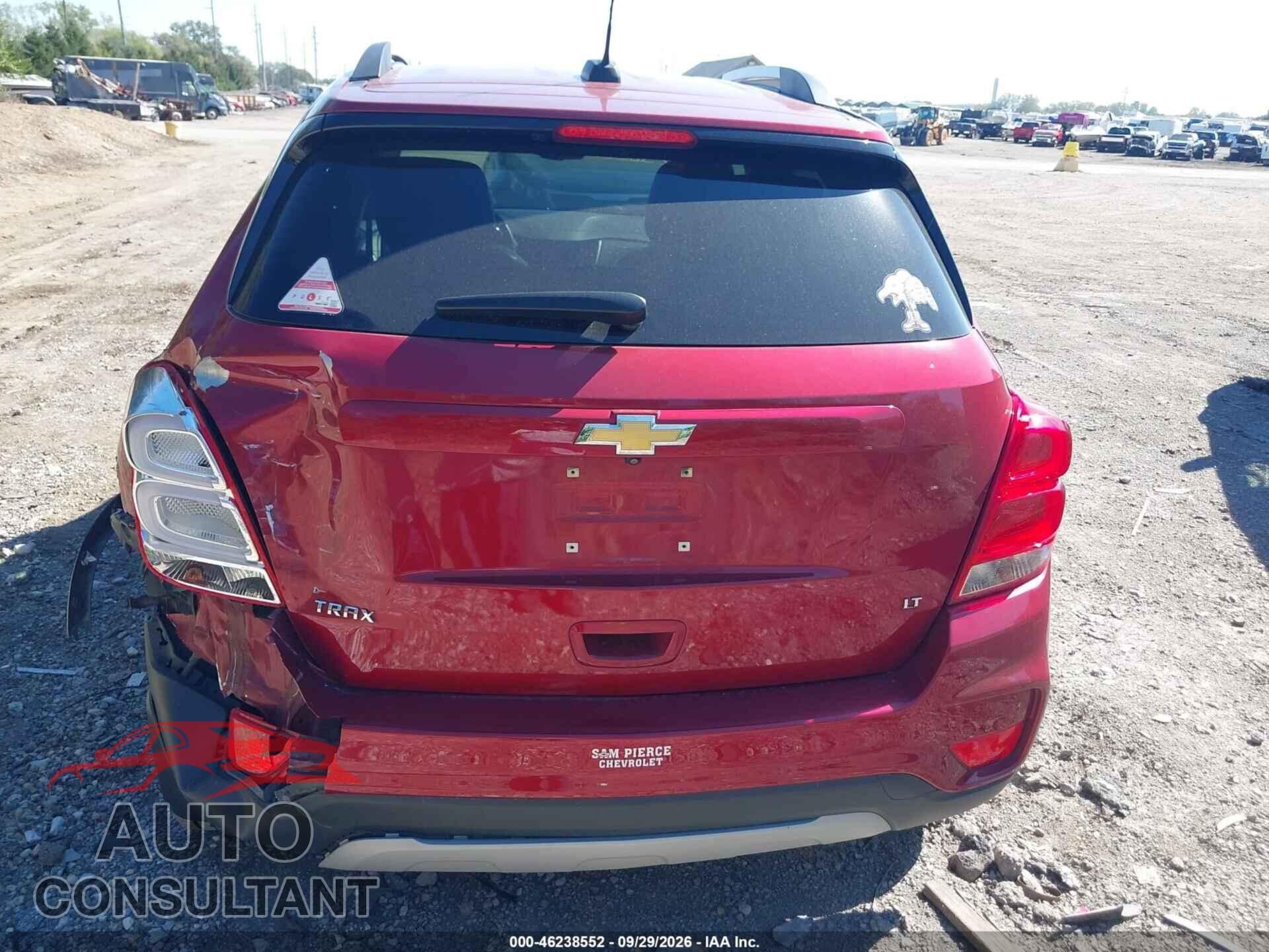 CHEVROLET TRAX 2019 - 3GNCJLSB3KL289852