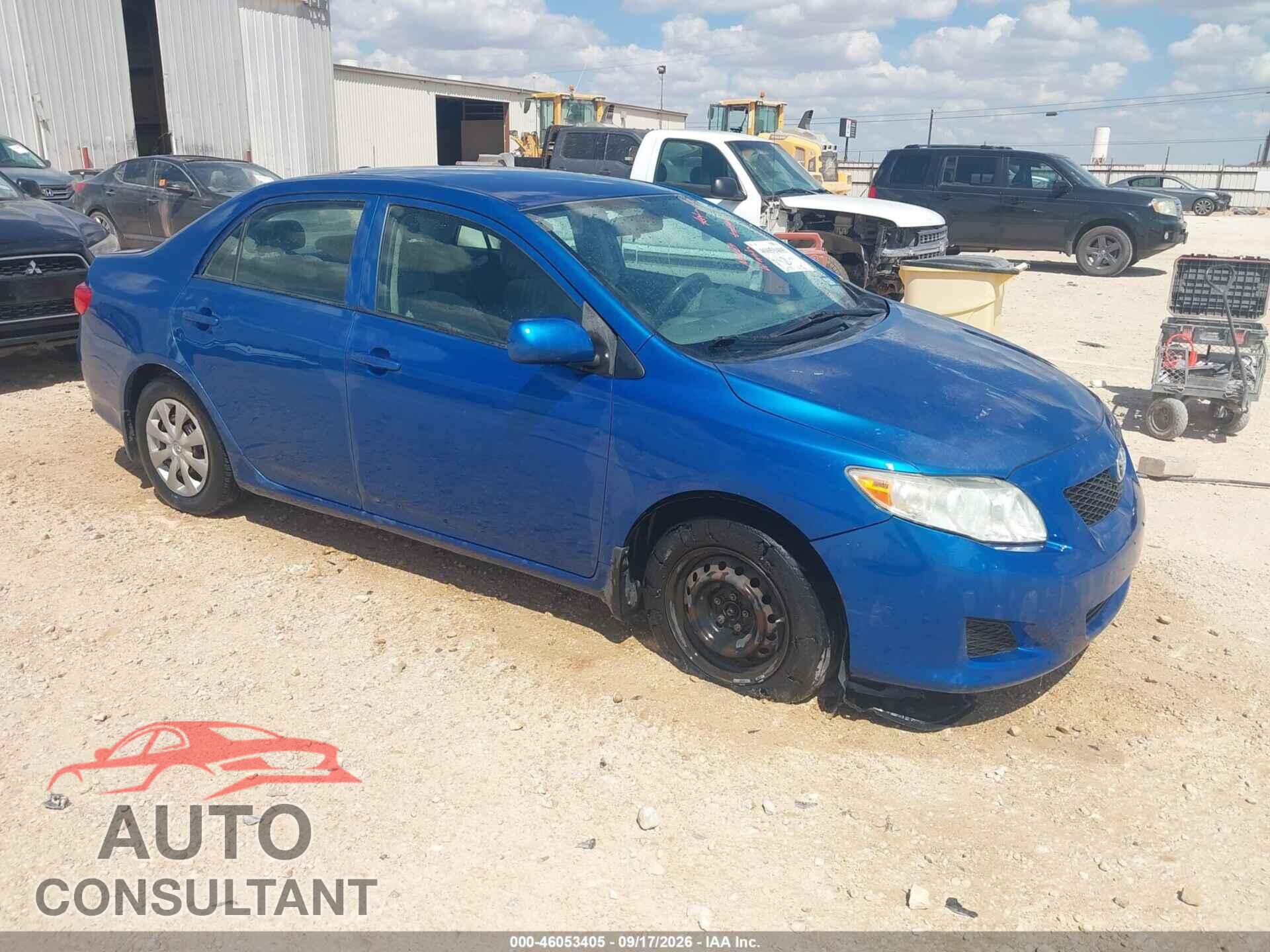 TOYOTA COROLLA 2009 - JTDBL40E29J005677