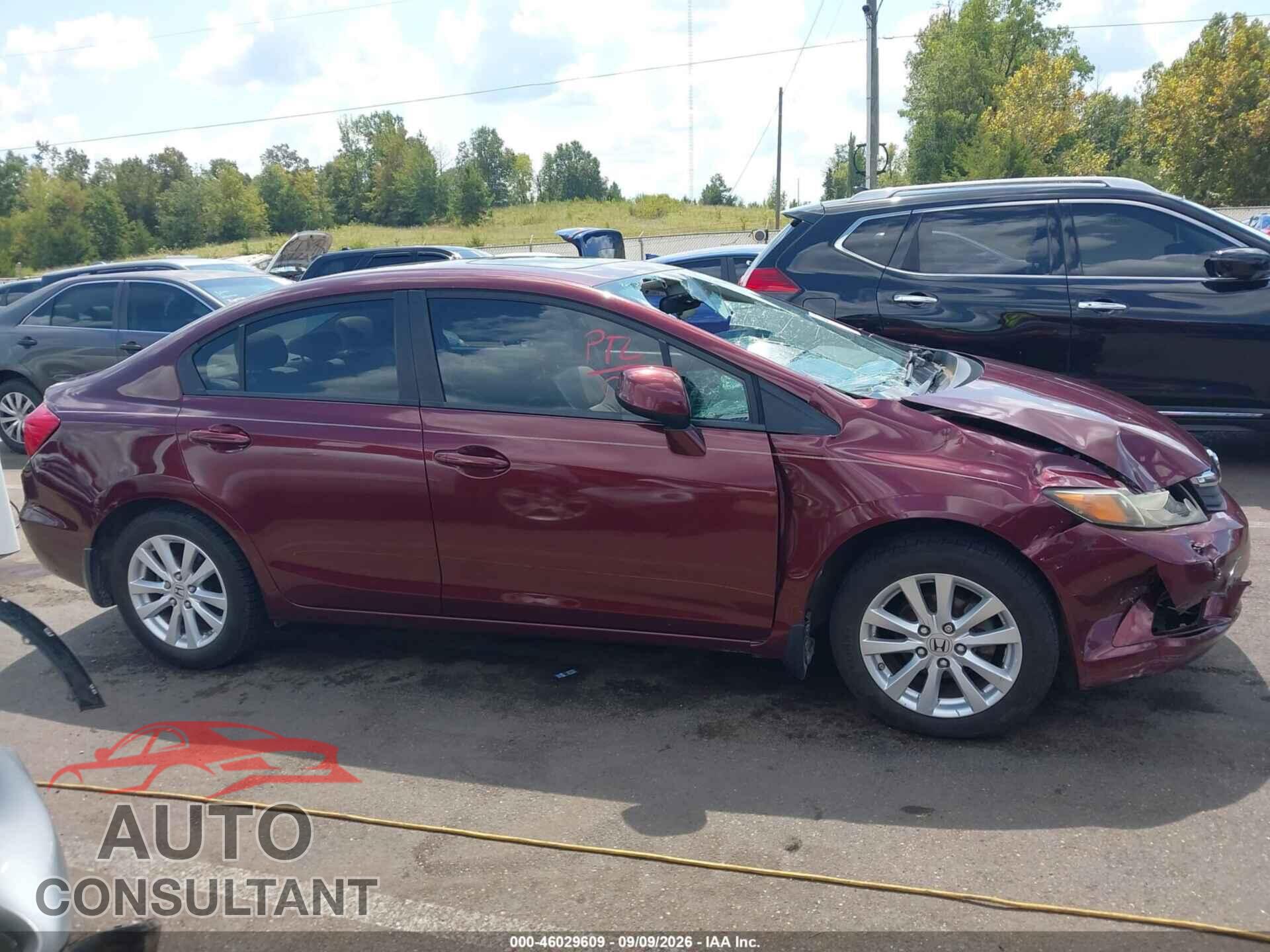 HONDA CIVIC 2012 - 2HGFB2F94CH506308