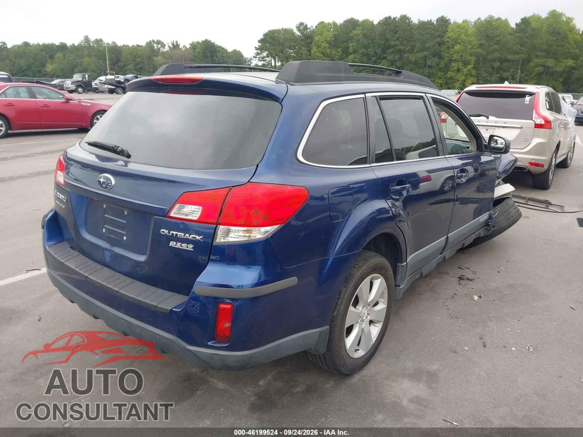 SUBARU OUTBACK 2011 - 4S4BRBCC3B3374888