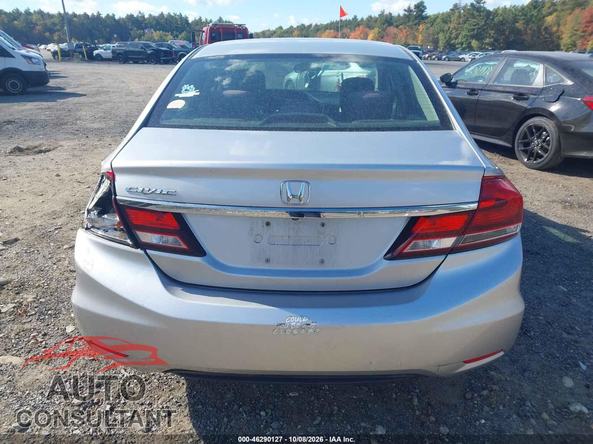 HONDA CIVIC 2013 - 19XFB2F81DE215879