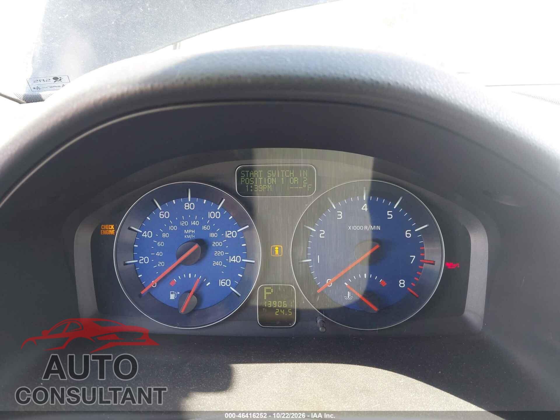 VOLVO C30 2012 - YV1672MK2C2282951