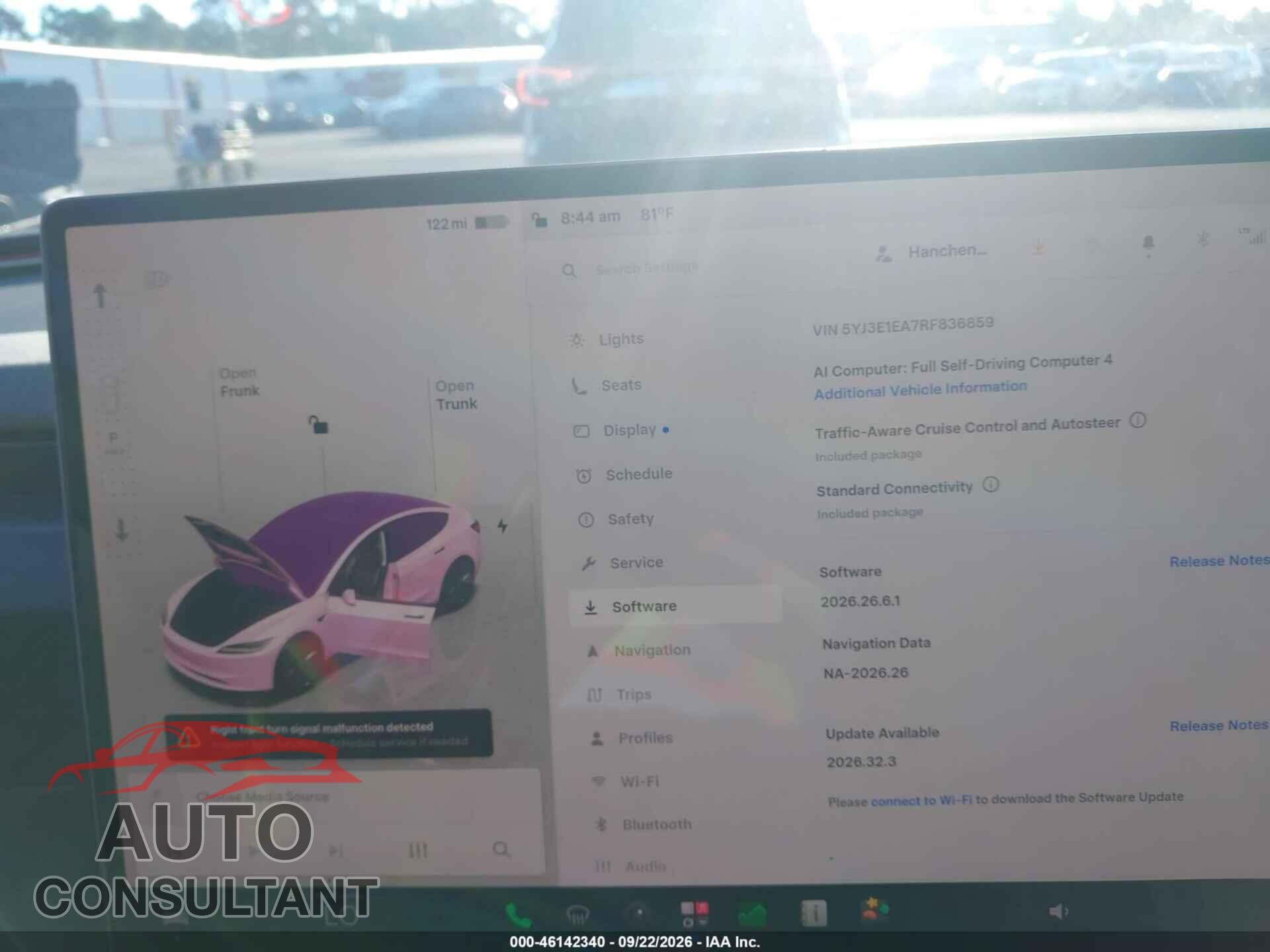 TESLA MODEL 3 2024 - 5YJ3E1EA7RF836859