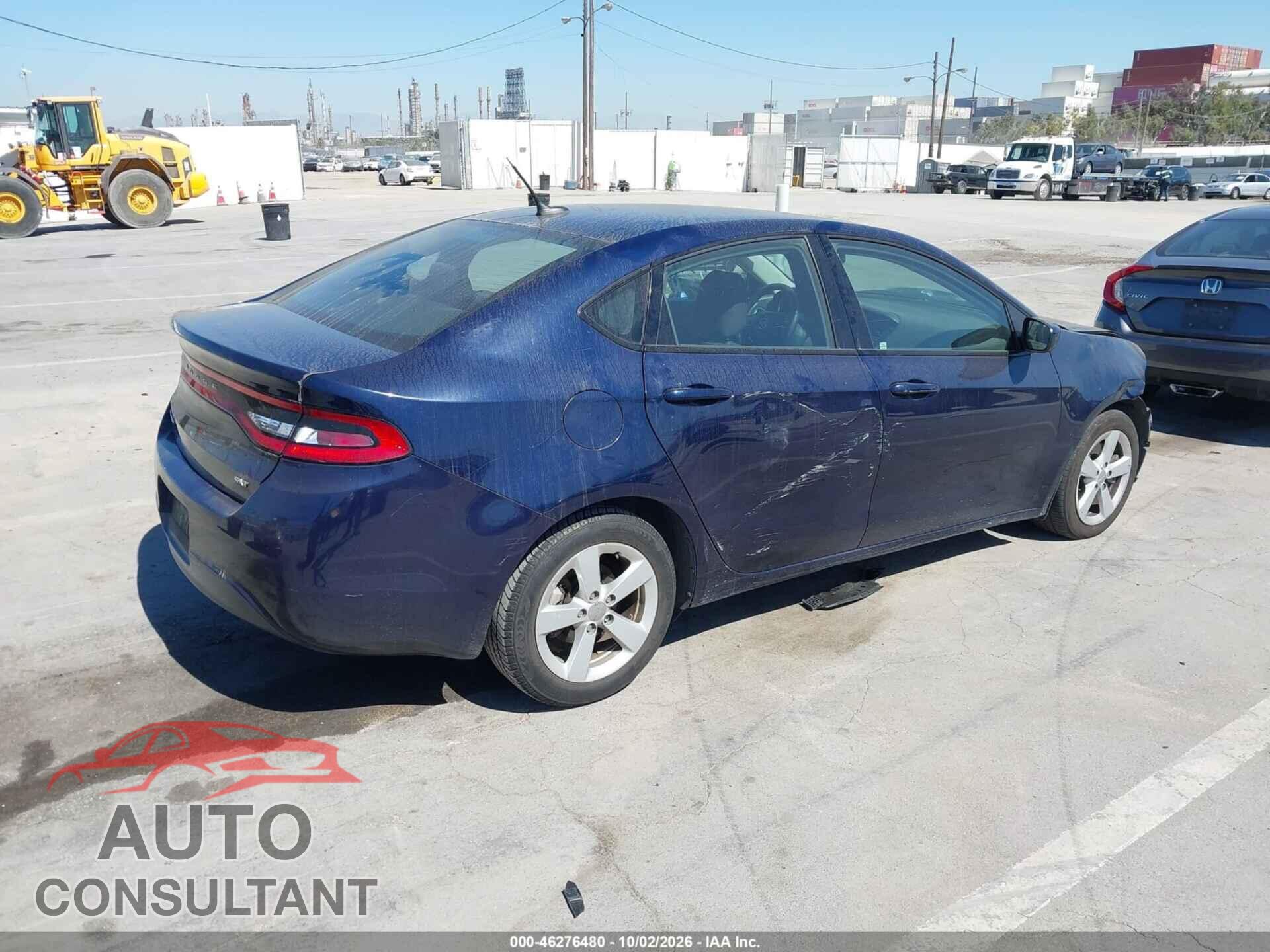 DODGE DART 2015 - 1C3CDFBB2FD187072