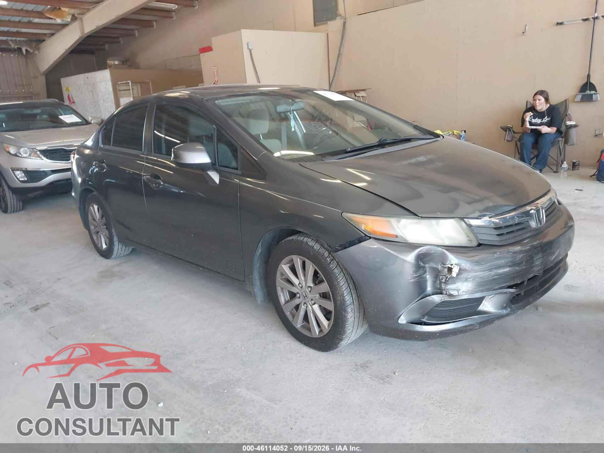 HONDA CIVIC 2012 - 19XFB2F84CE099740