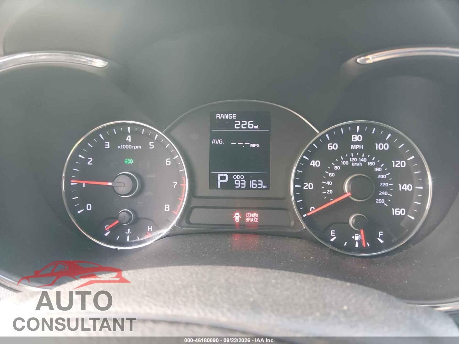 KIA FORTE 2016 - KNAFK4A63G5595001