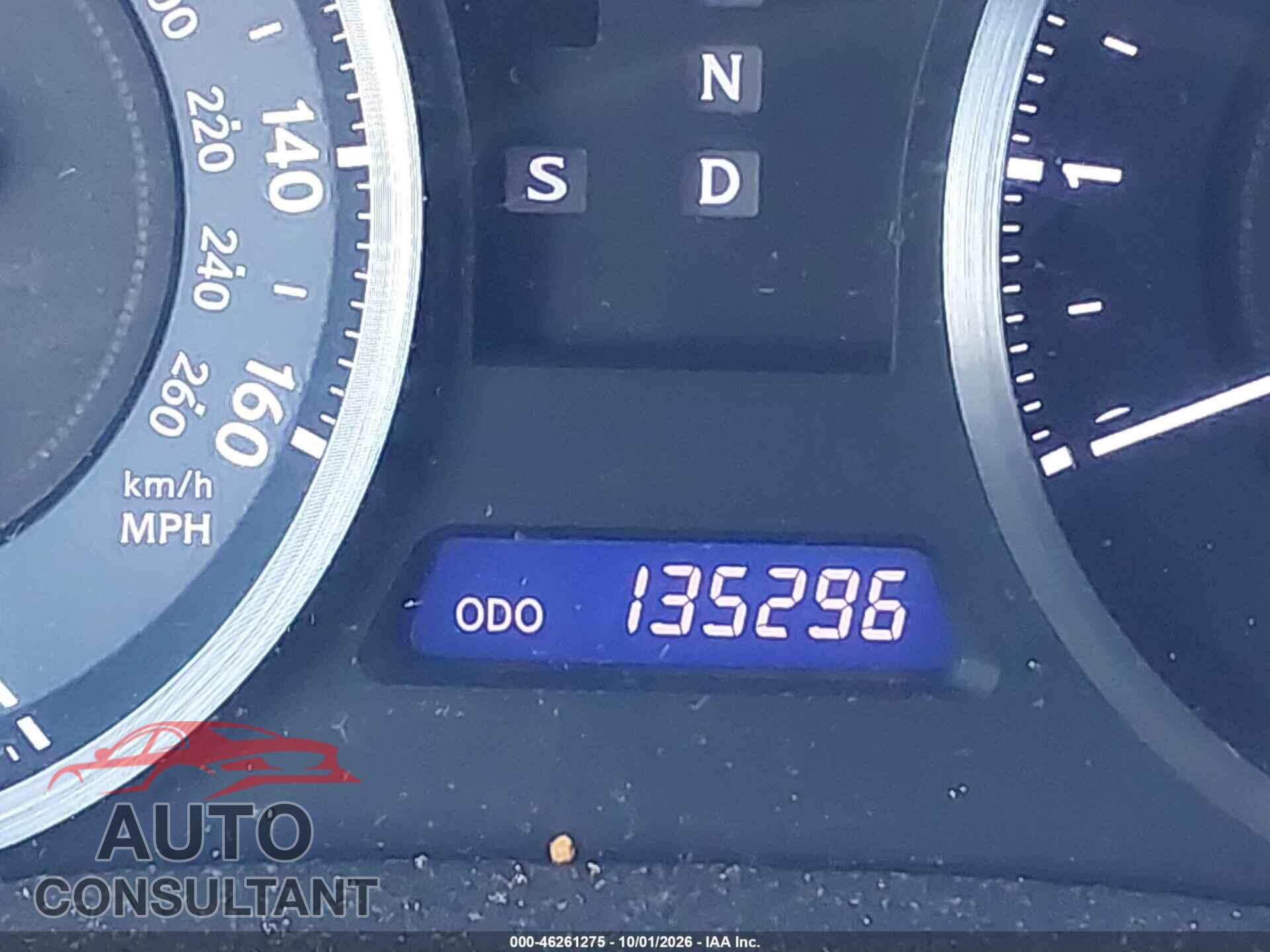 LEXUS IS 250 2013 - JTHBF5C29D5192771