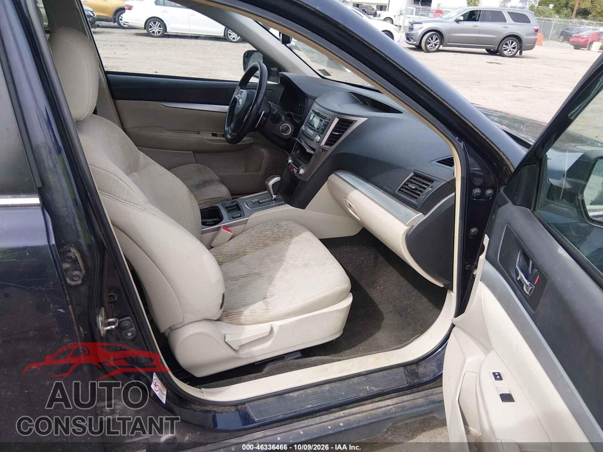 SUBARU OUTBACK 2012 - 4S4BRCCC0C3223496