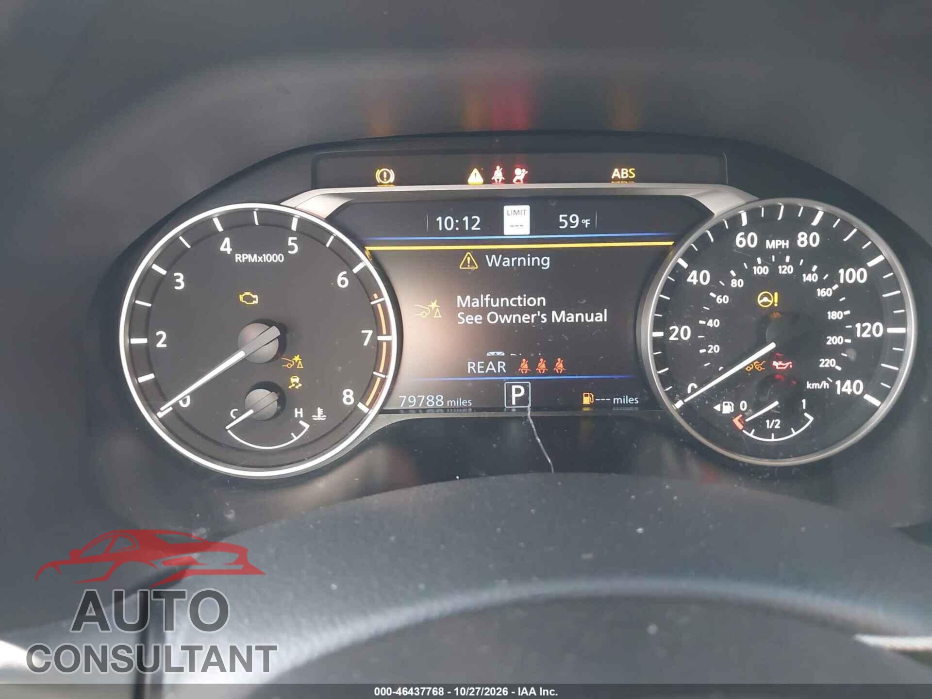 NISSAN ALTIMA 2023 - 1N4BL4EV6PN345323