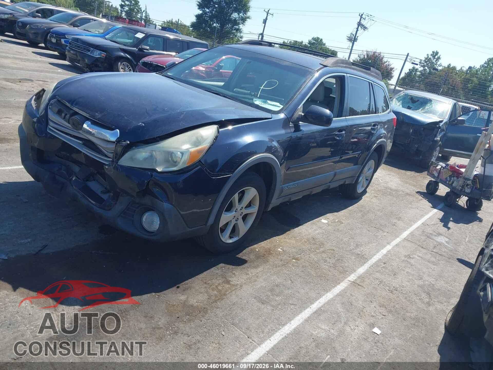 SUBARU OUTBACK 2013 - 4S4BRDAC2D2293341