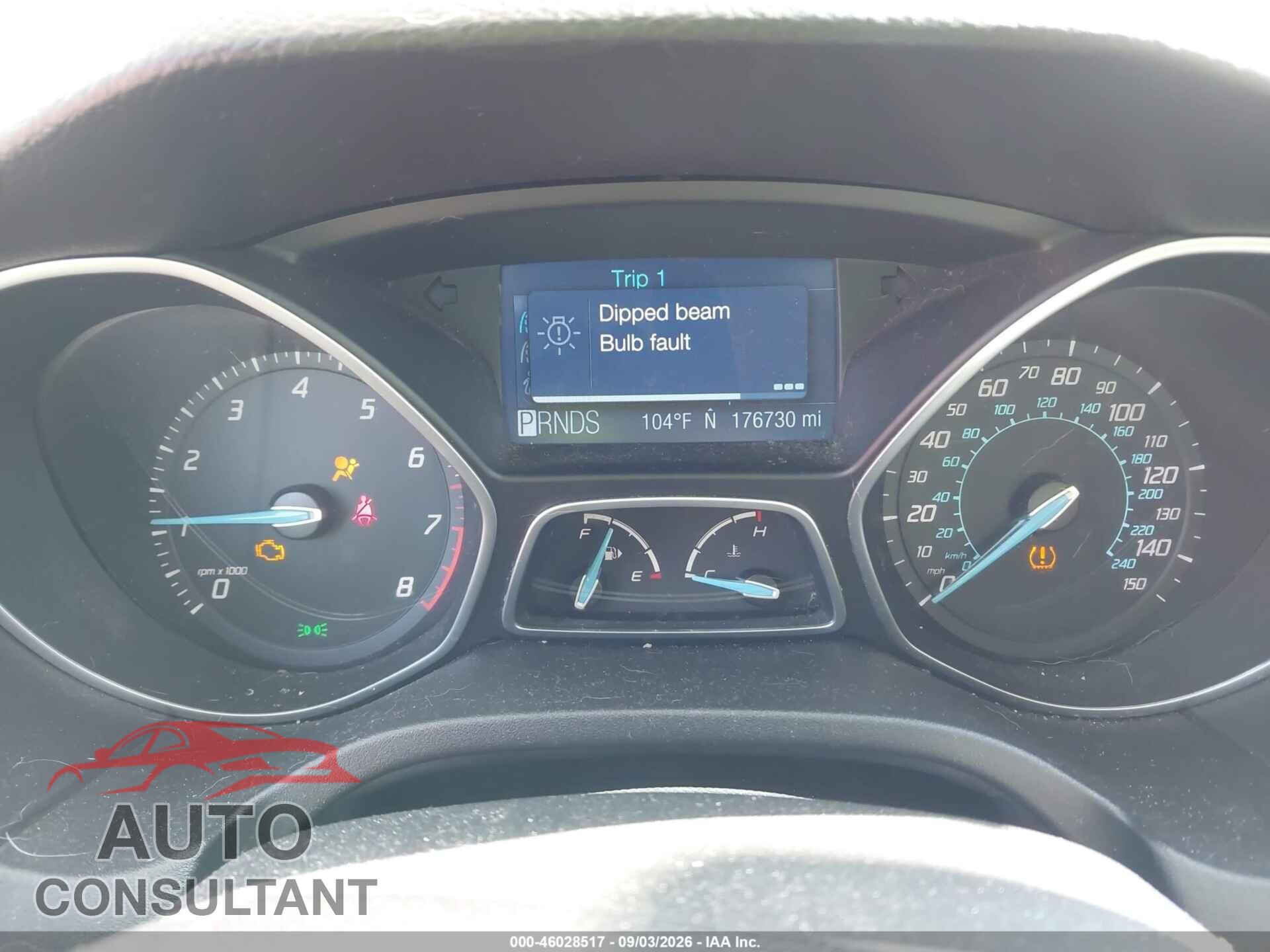 FORD FOCUS 2012 - 1FAHP3H25CL291254