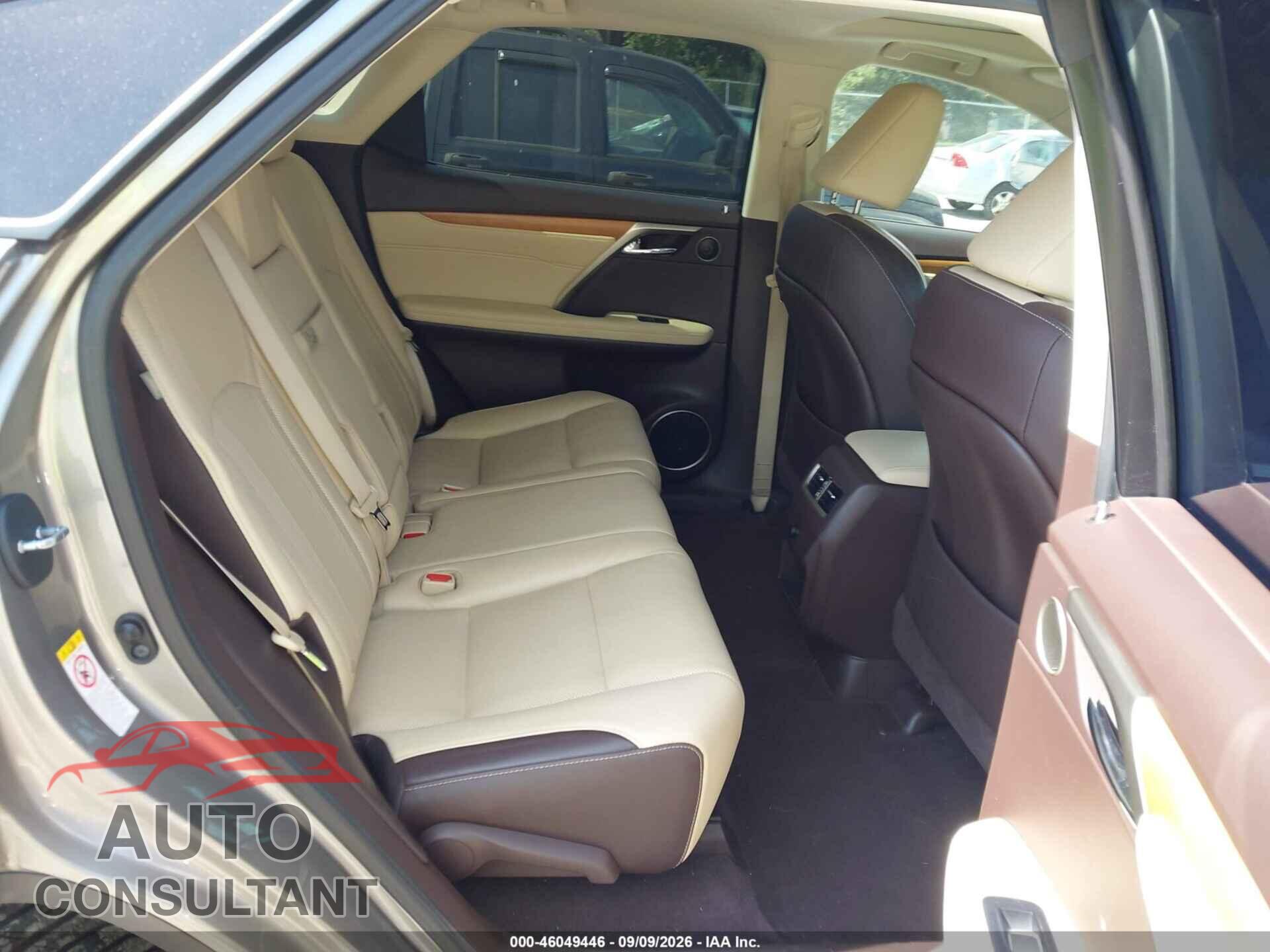 LEXUS RX 350 2017 - 2T2BZMCA3HC101038