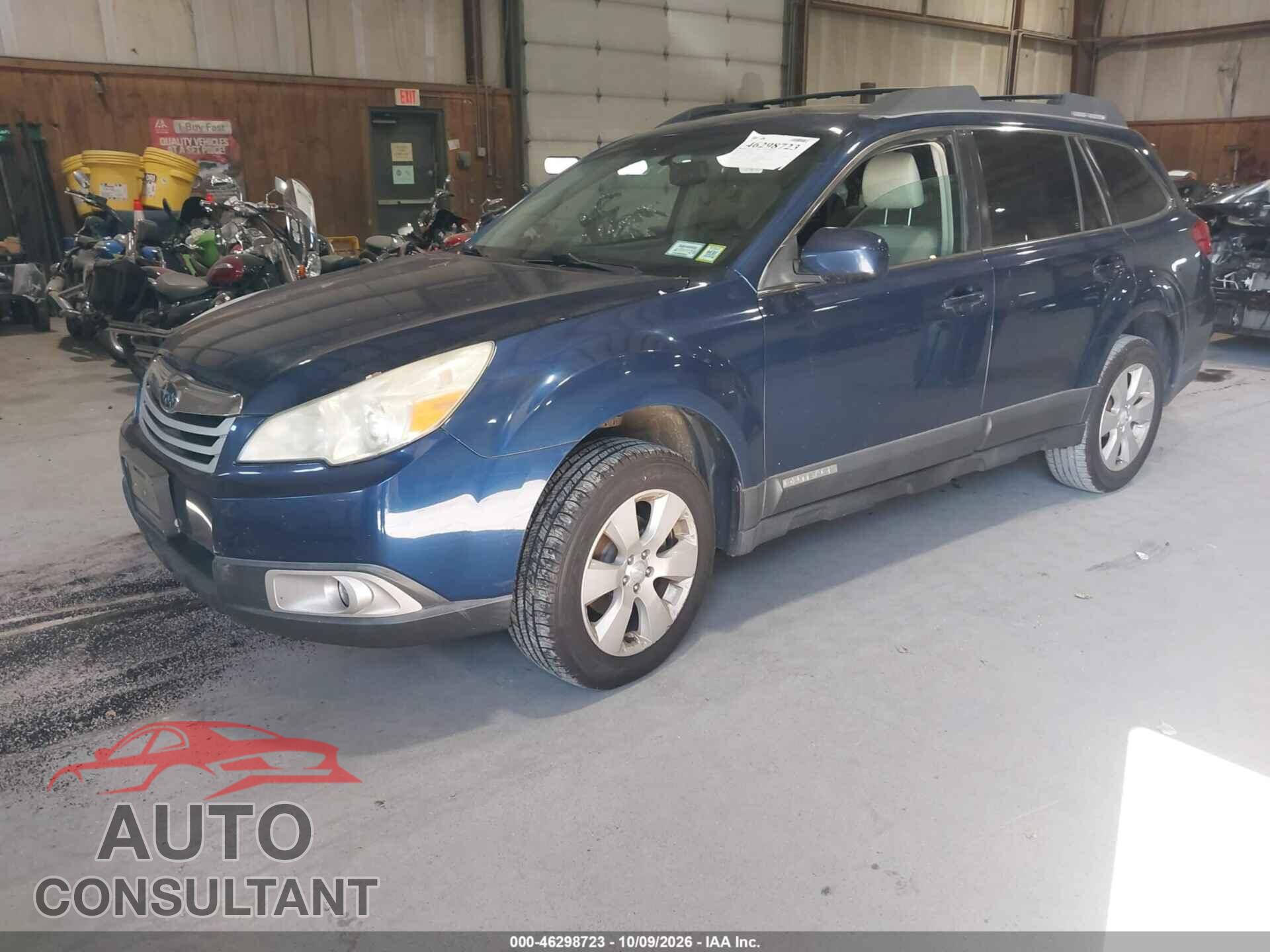 SUBARU OUTBACK 2011 - 4S4BRBGC1B3331497