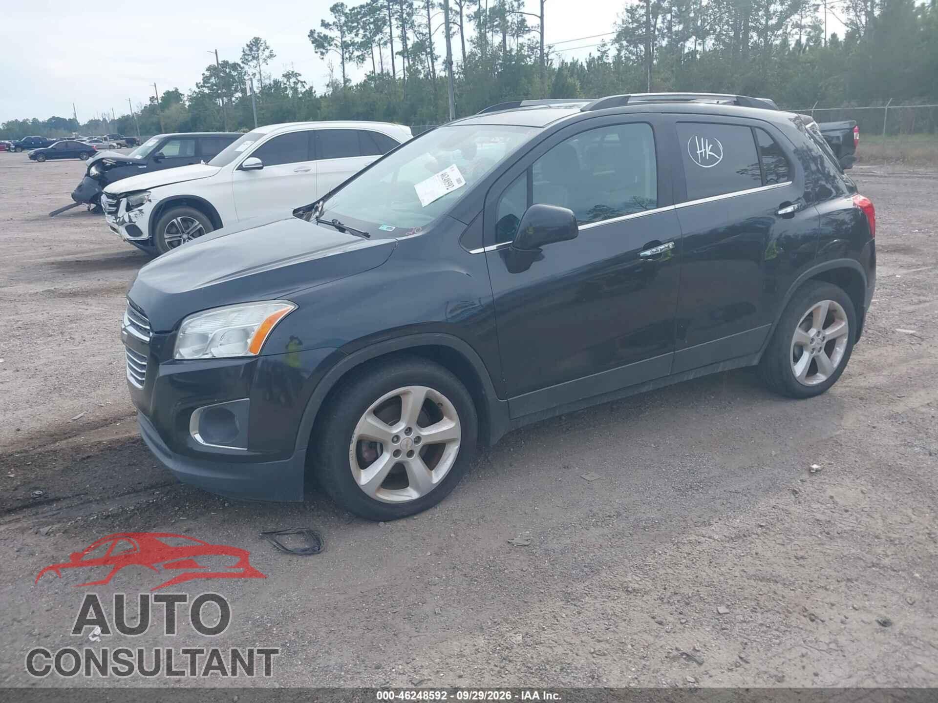 CHEVROLET TRAX 2015 - KL7CJNSB9FB063078