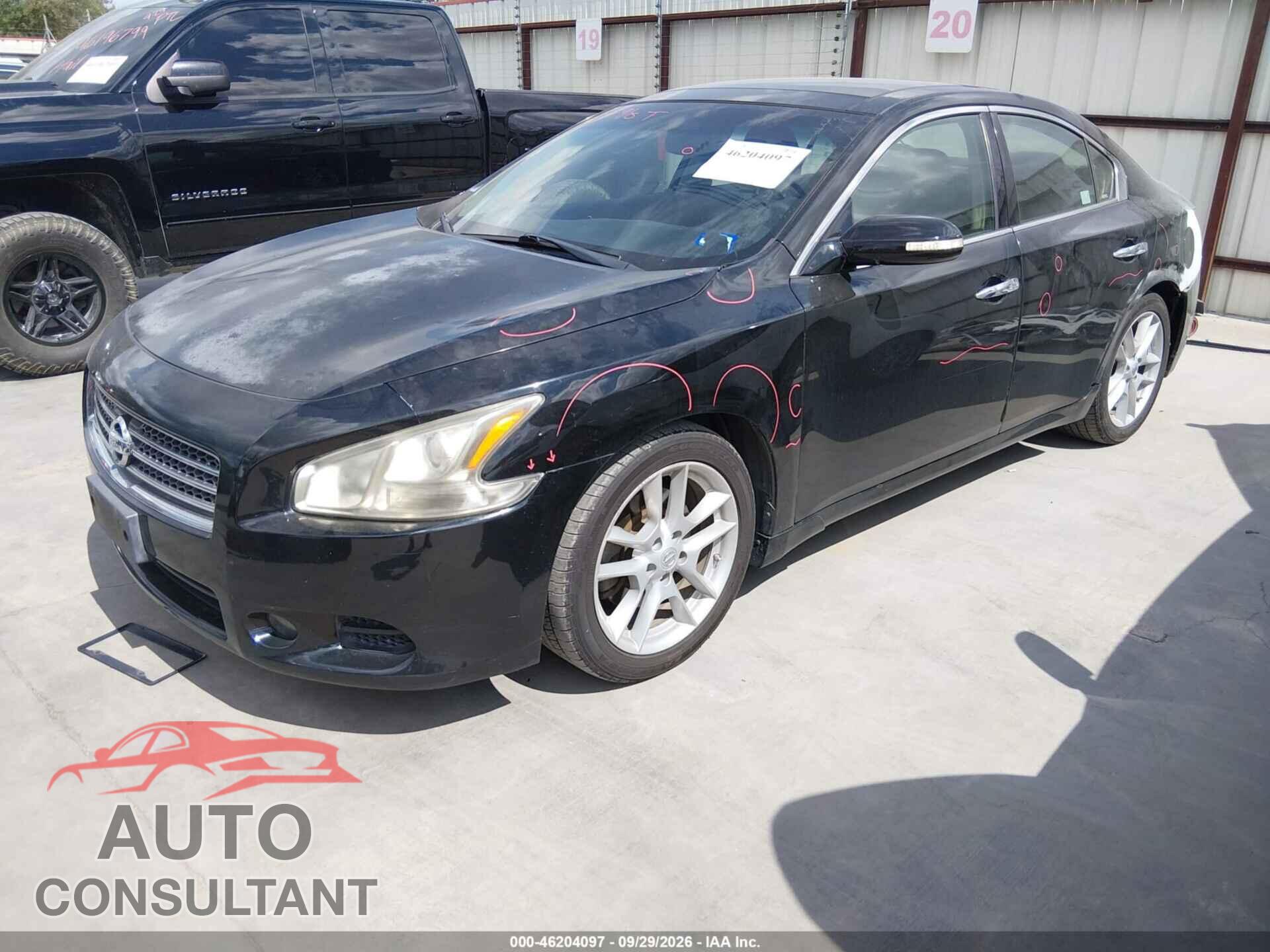 NISSAN MAXIMA 2011 - 1N4AA5AP4BC815562