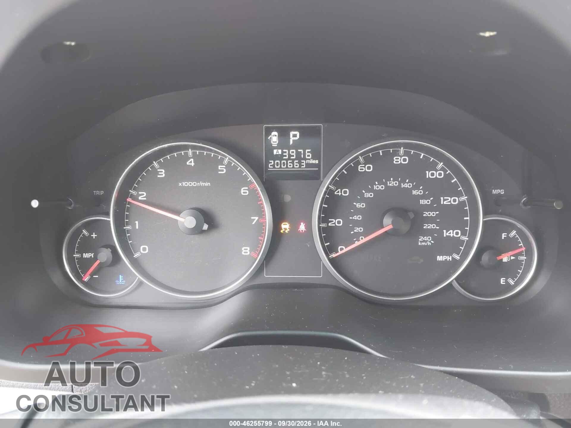 SUBARU OUTBACK 2014 - 4S4BRBDC2E3232700