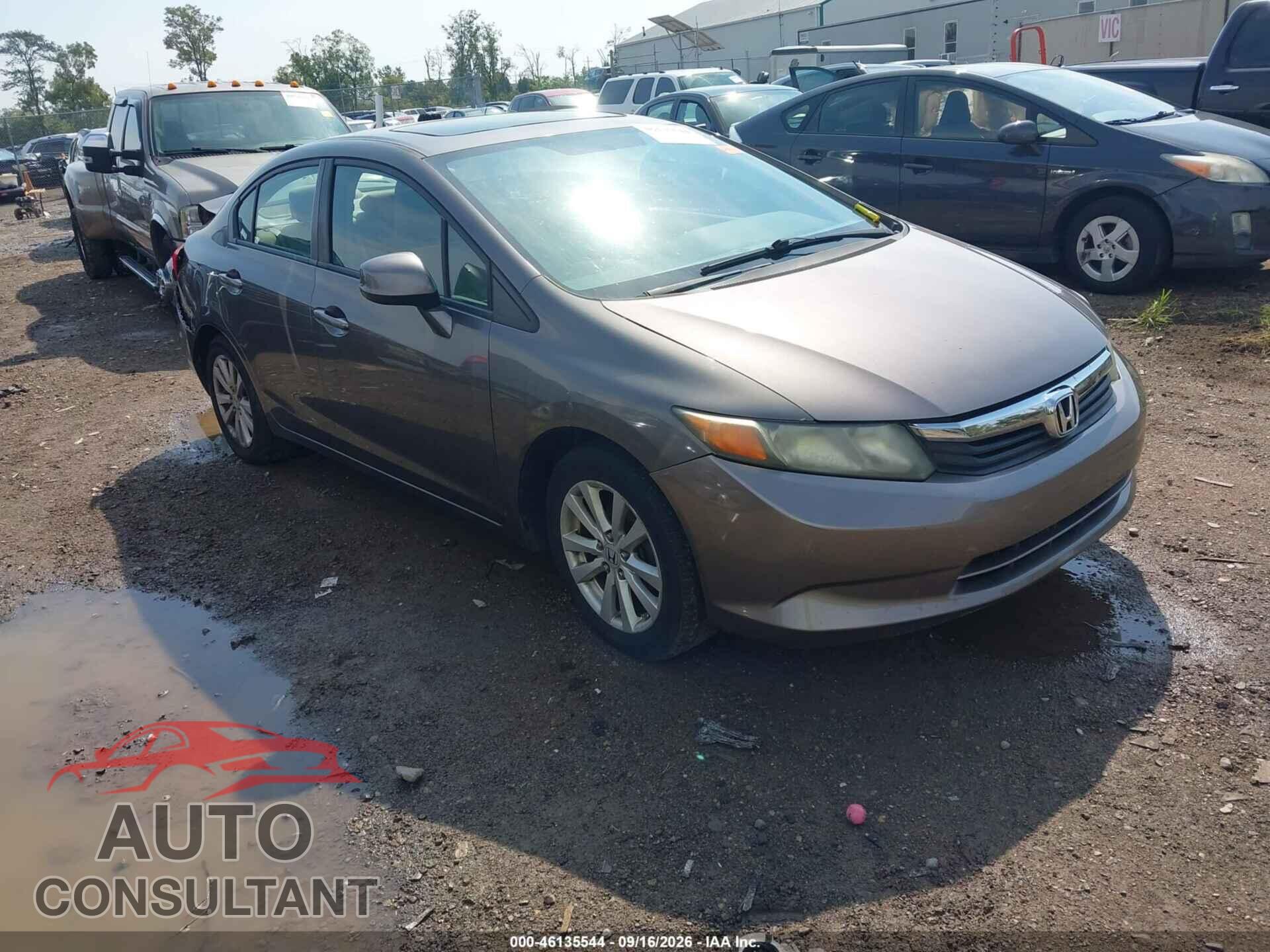 HONDA CIVIC 2012 - 19XFB2F84CE092349