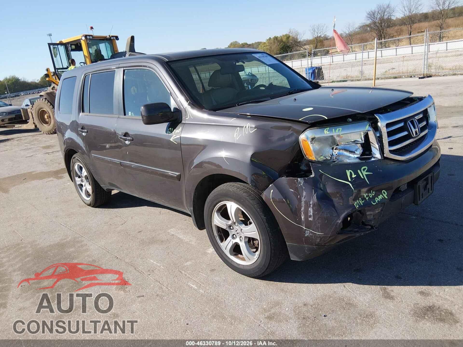 HONDA PILOT 2014 - 5FNYF4H51EB041108