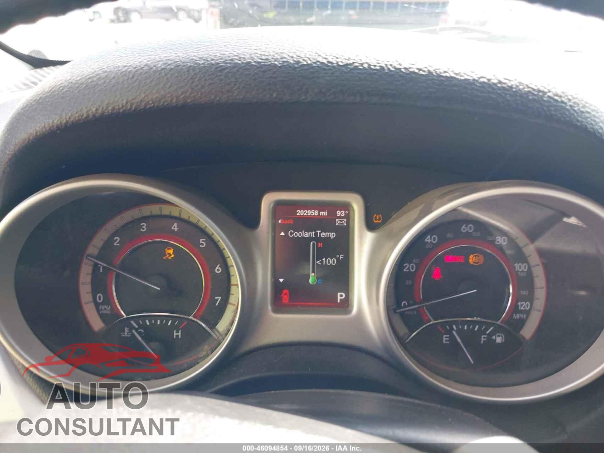 DODGE JOURNEY 2015 - 3C4PDCAB9FT747189