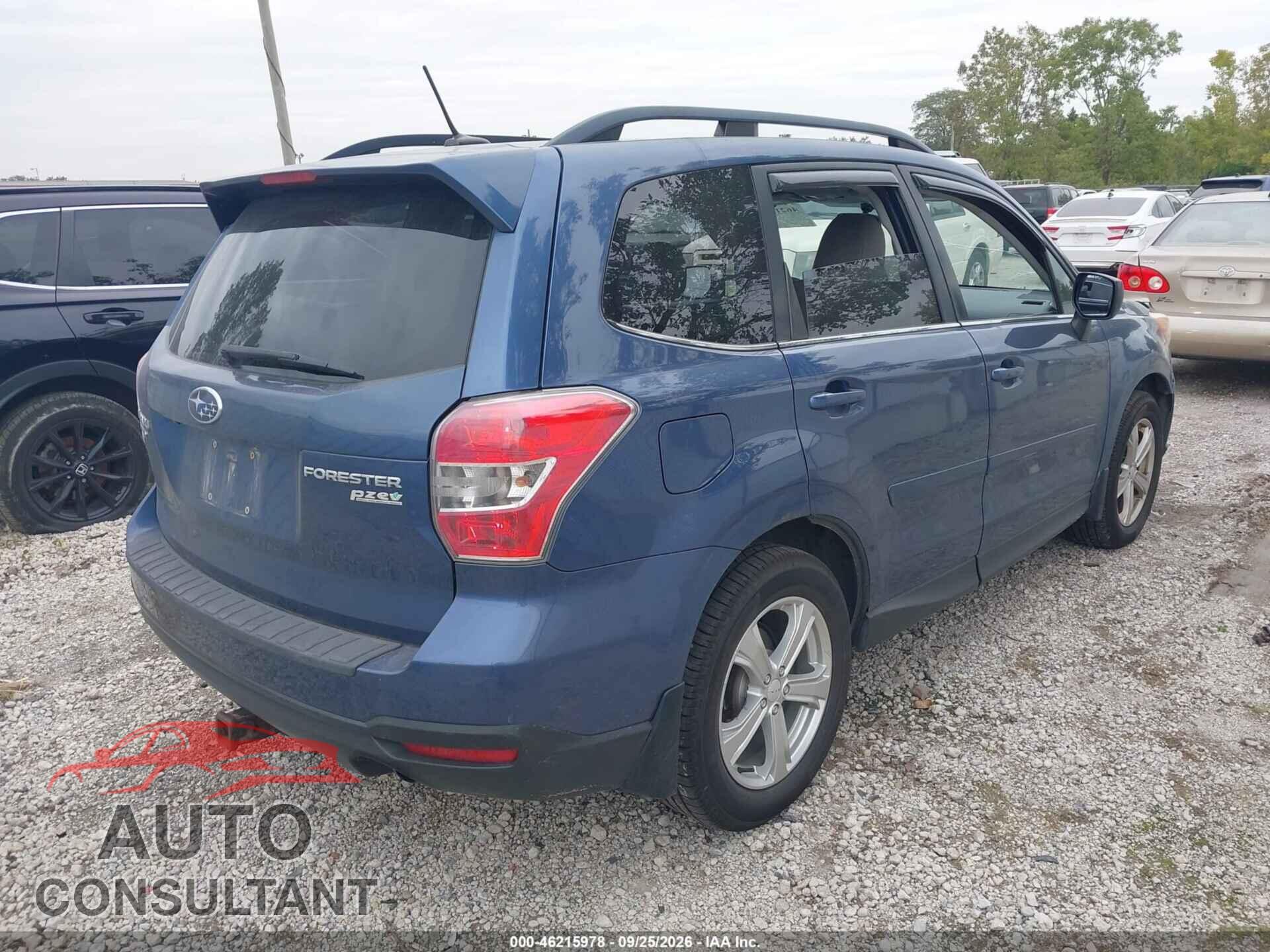SUBARU FORESTER 2014 - JF2SJAMC3EH483641