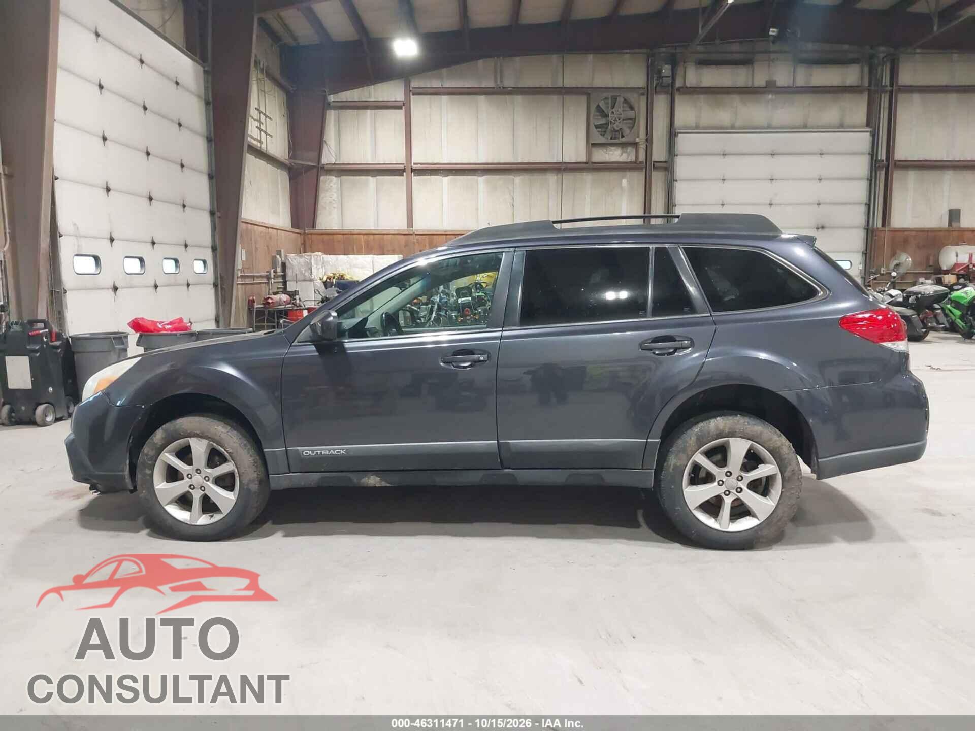 SUBARU OUTBACK 2013 - 4S4BRBCC7D3315362