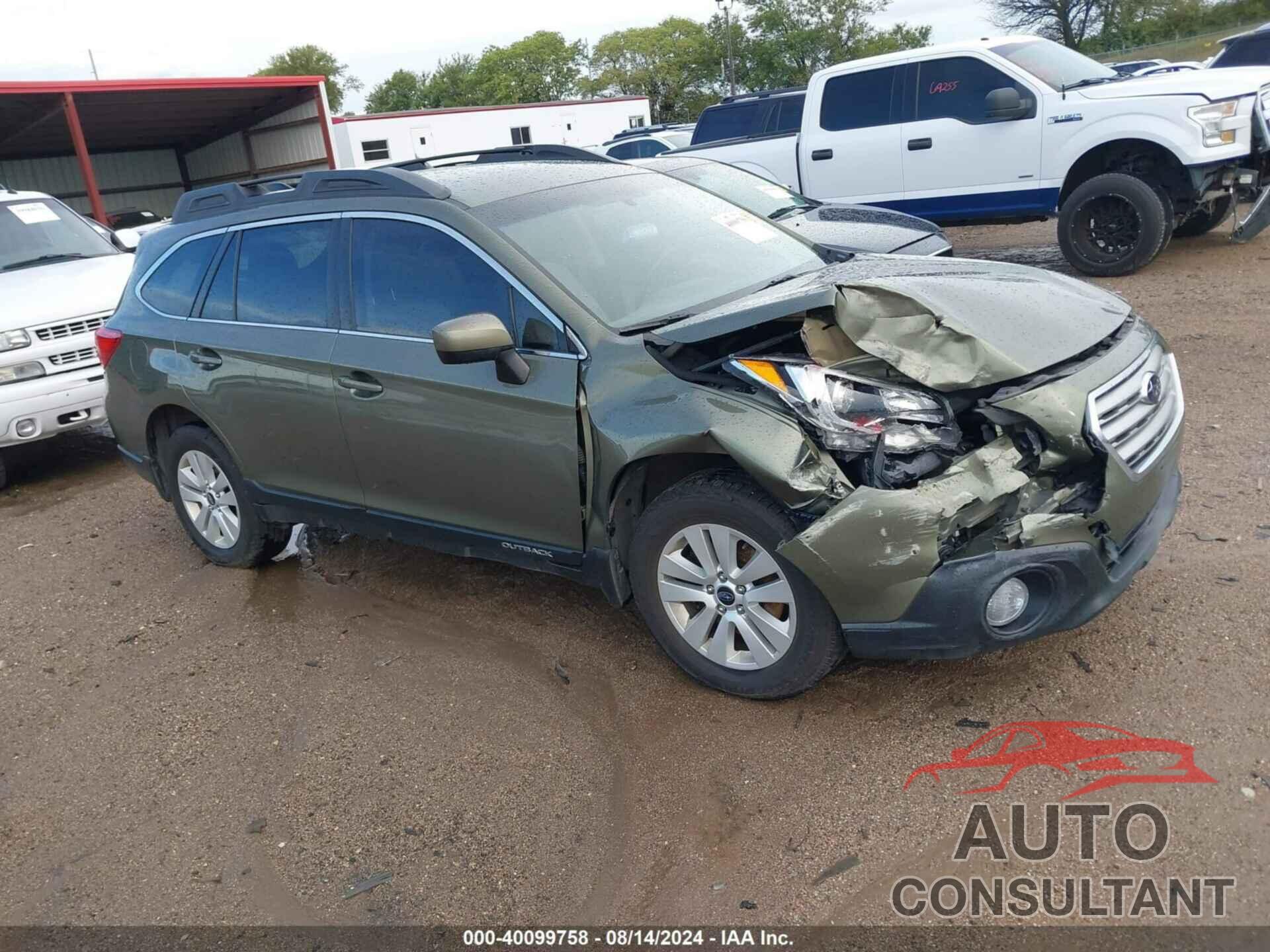 SUBARU OUTBACK 2016 - 4S4BSBCC2G3276639