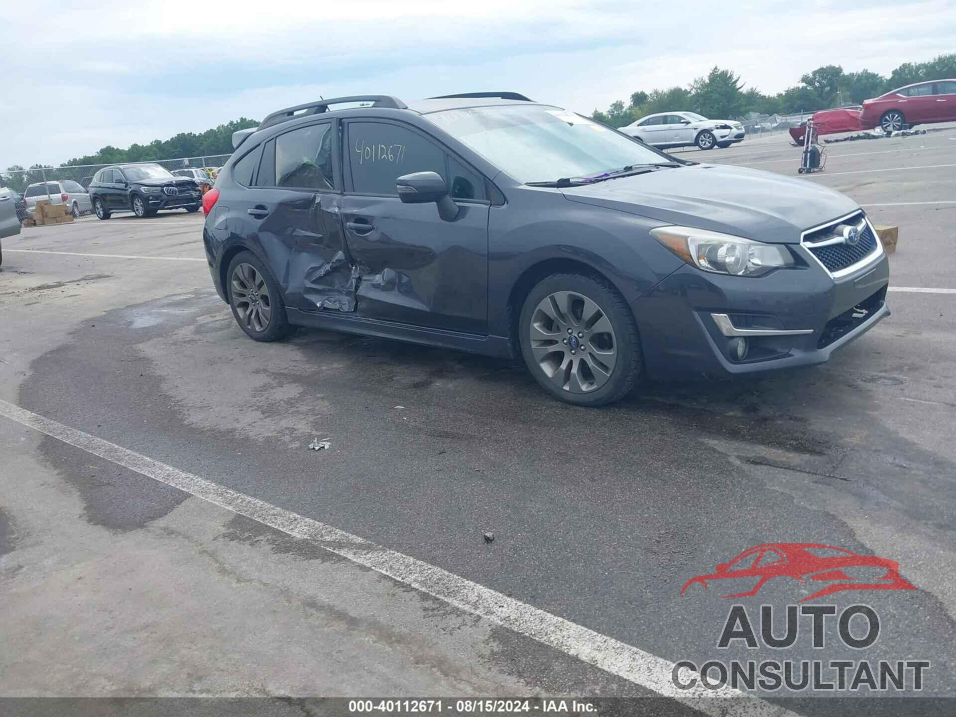 SUBARU IMPREZA 2016 - JF1GPAP67G9238286